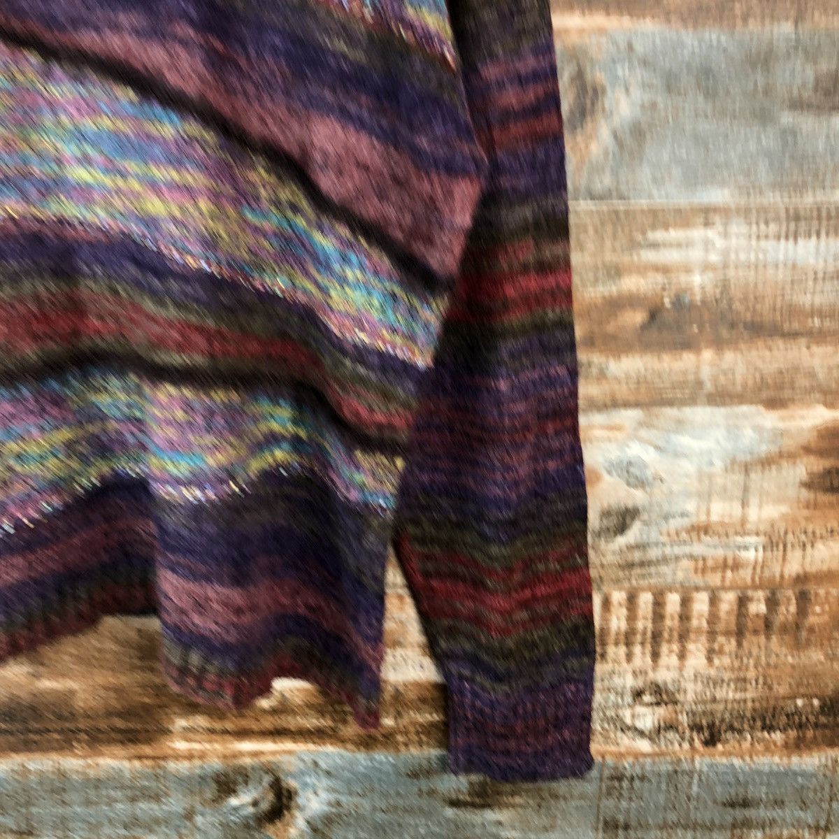Homespun Knitwear × Japanese Brand Japan vintage rainbow Purple Knitwear #A1371 Size M / US 6-8 / IT 42-44 - 8 Thumbnail