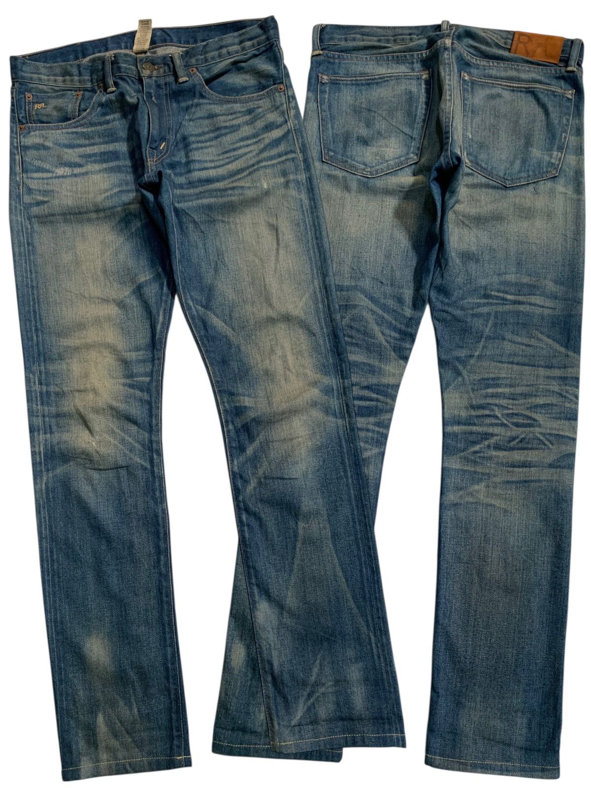Kapital VINTAGE RRL DOUBLE RALPH LAUREN SELVEDGE RUSTY DISTRESSED Size US 31 - 1 Thumbnail