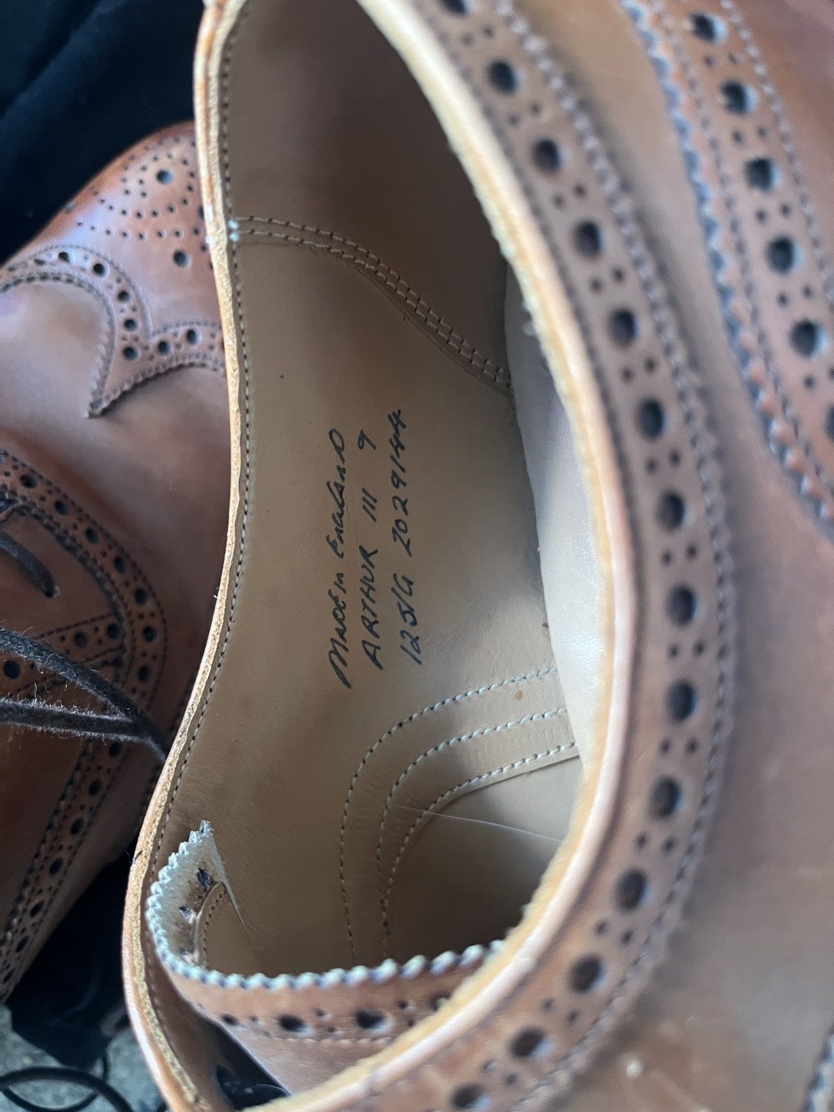 Cheaney Cheaney Arthur III dark leaf burnished Size US 10 / EU 43 - 7 Thumbnail