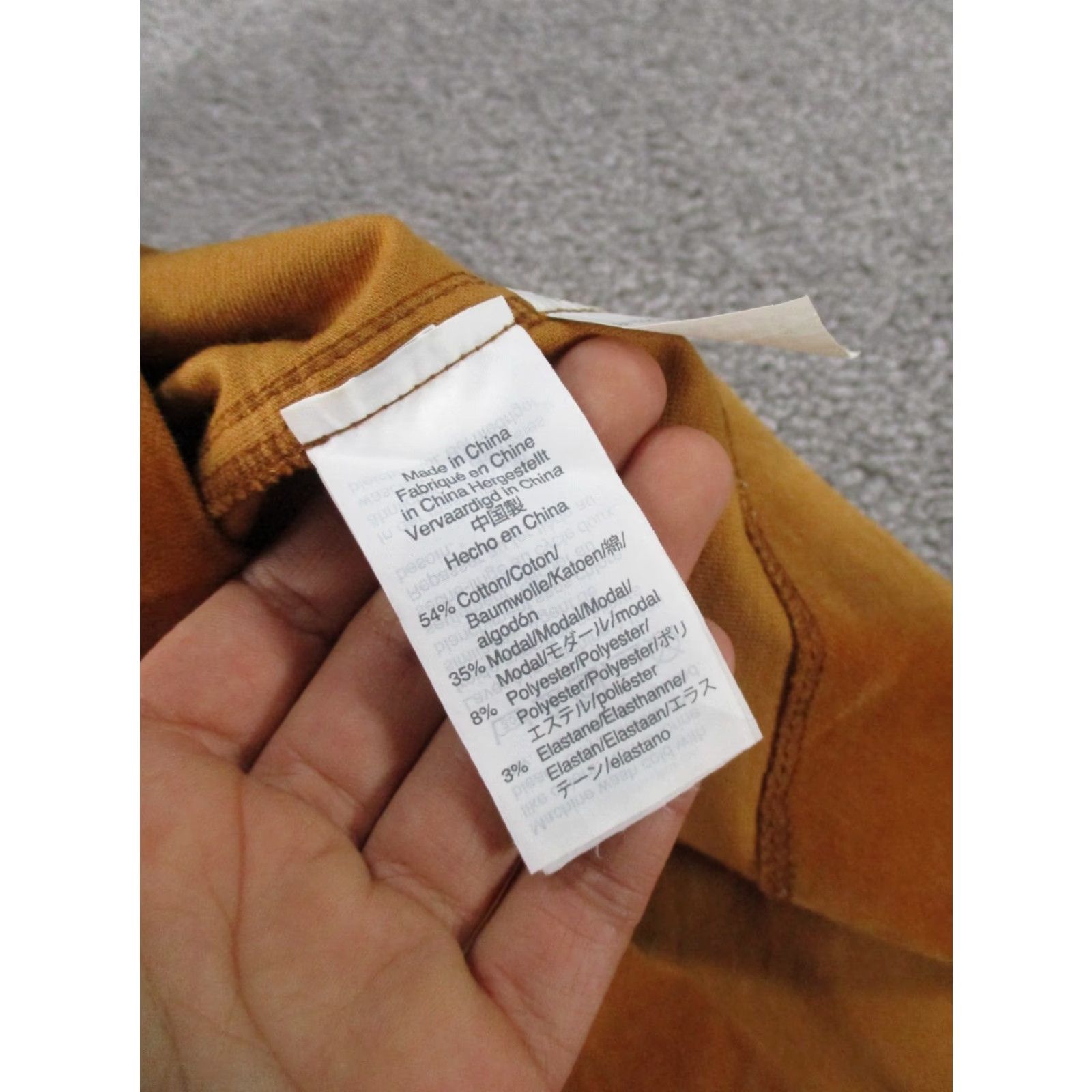 Madewell Madewell Skirt Womens 00 Golden Pecan Velveteen A-Line Mini Button Front Yellow Cotton Blend Regular Lined Short Accessory: Button Size 24" / US 00 / IT 34 - 7 Thumbnail