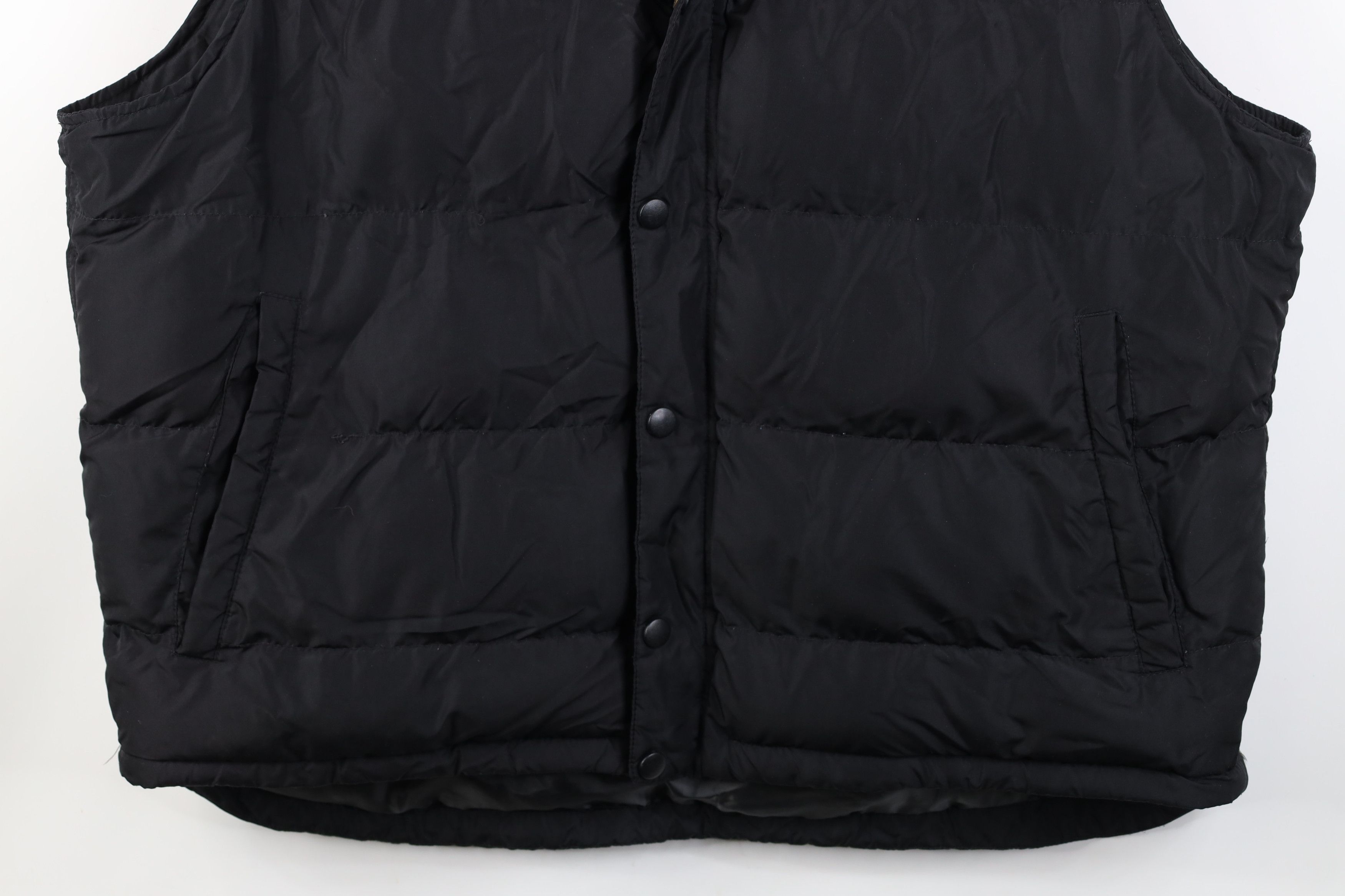 Vintage Vintage 90s Streetwear Full Zip Puffer Vest Jacket Black Size US XXL / EU 58 / 5 - 3 Thumbnail