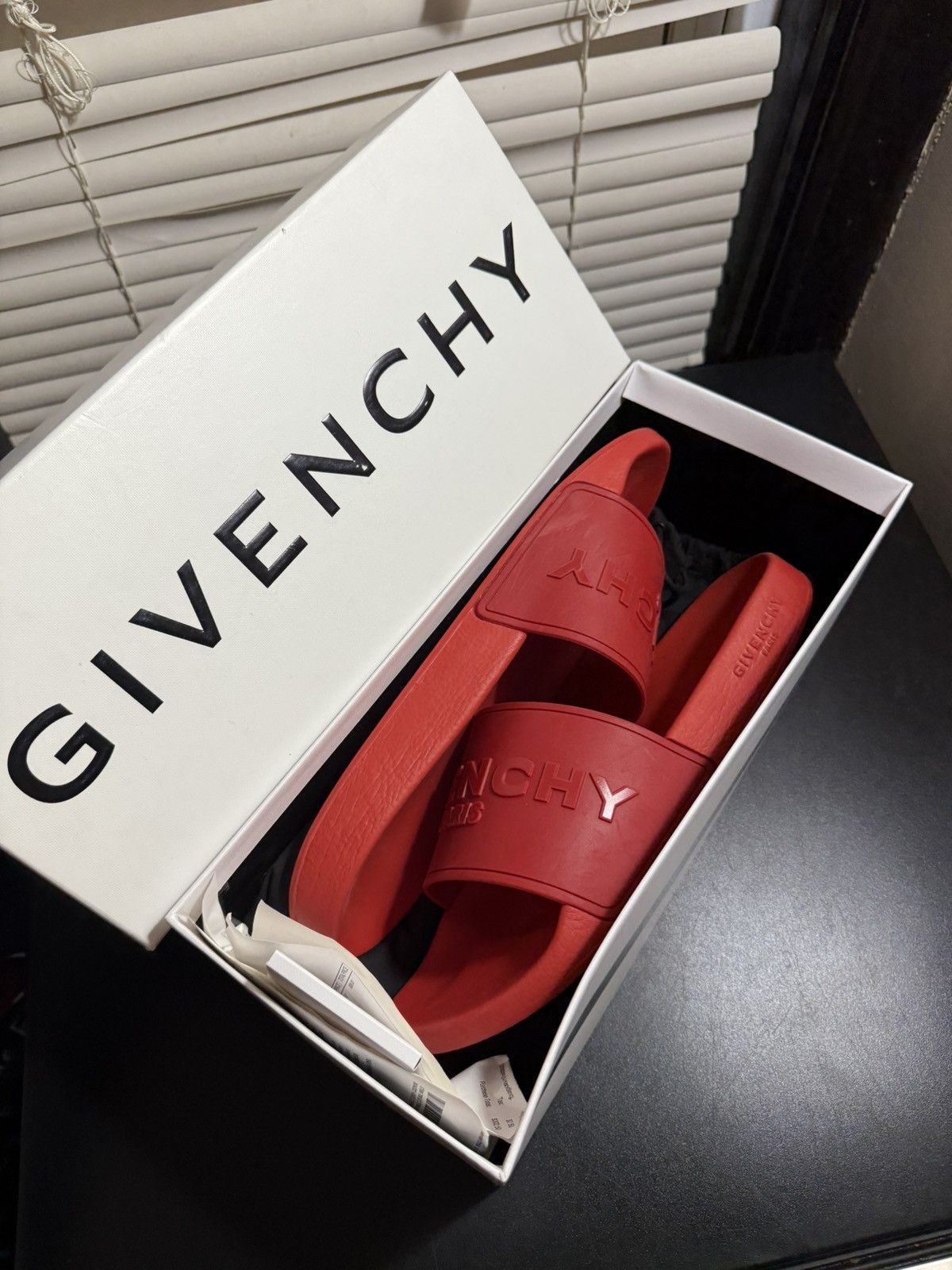Givenchy Givenchy Red Slides Size 11 Size US 11 / EU 44 - 18 Thumbnail