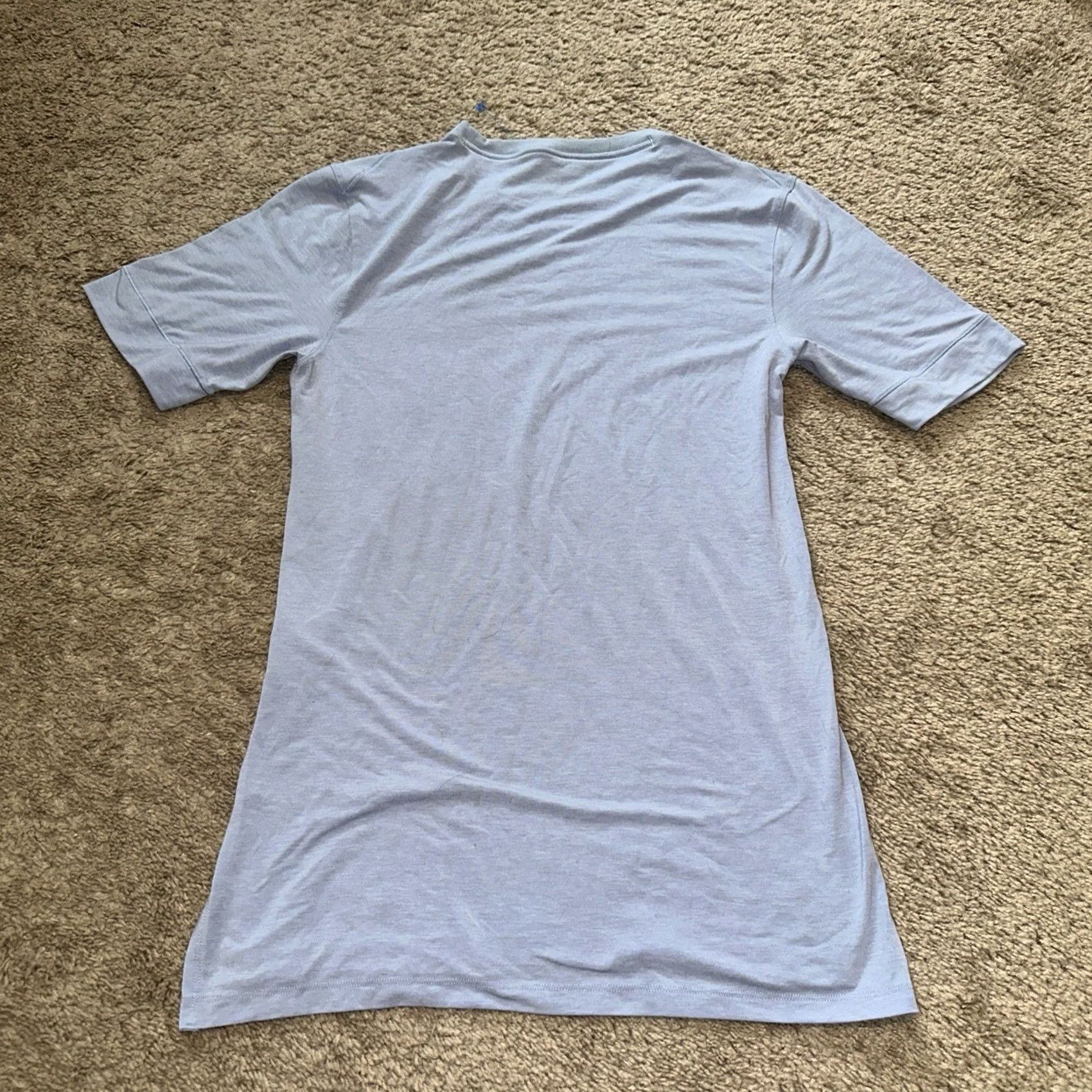 Nike Nike Dri-Fit Shirt Mens Small Blue Gym Performance Lightweight Running Training Size US S / EU 44-46 / 1 - 5 Thumbnail