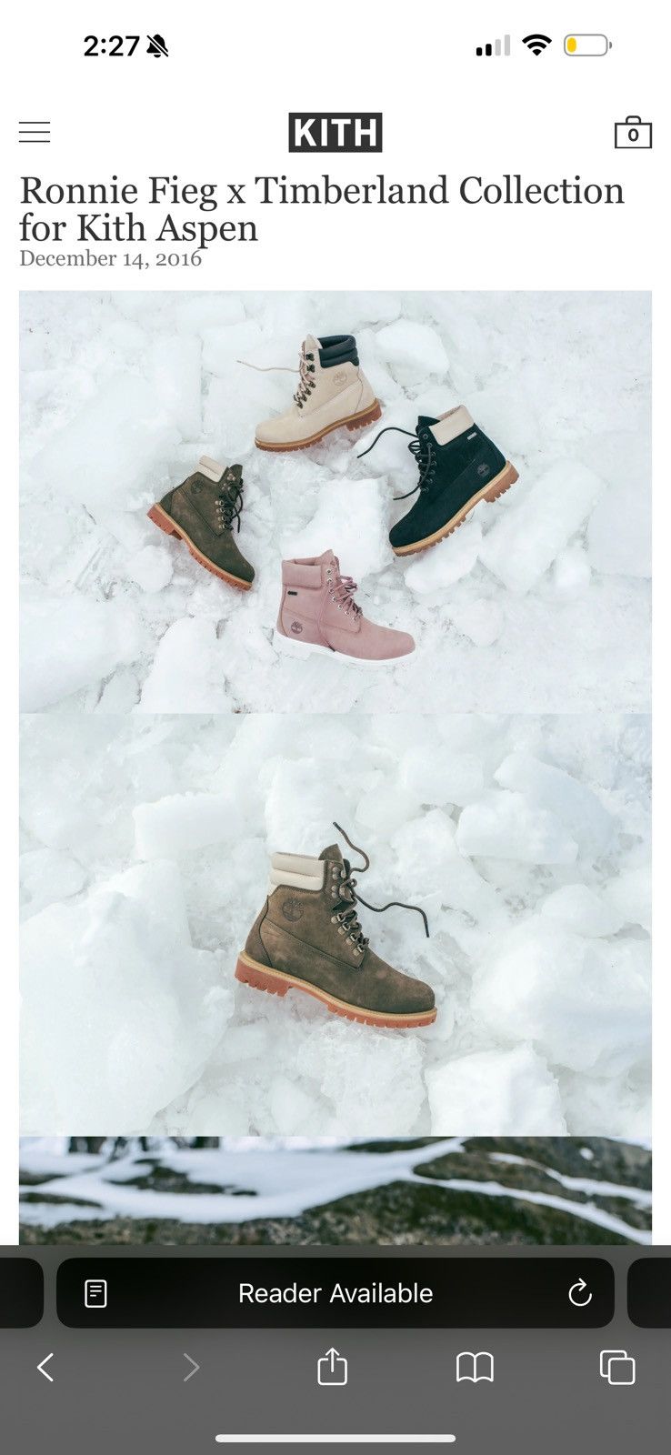 Kith × Timberland 2016 KITH x TIMBERLAND 1/300 Size US 9.5 / EU 42-43 - 3 Thumbnail