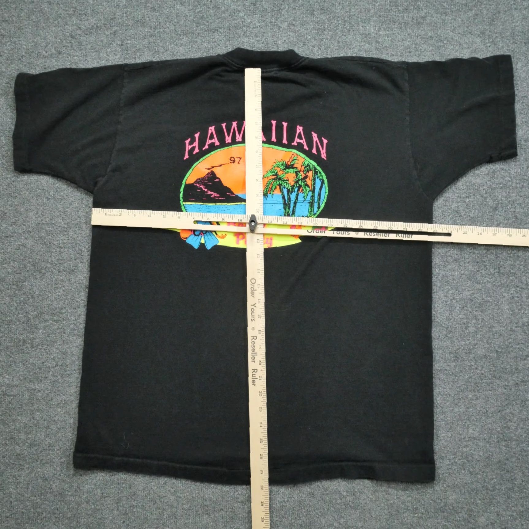 Fruit Of The Loom VINTAGE Fruit of the Loom T-Shirt Mens XL Black 90s Graphic Print Art Size US XL / EU 56 / 4 - 7 Thumbnail