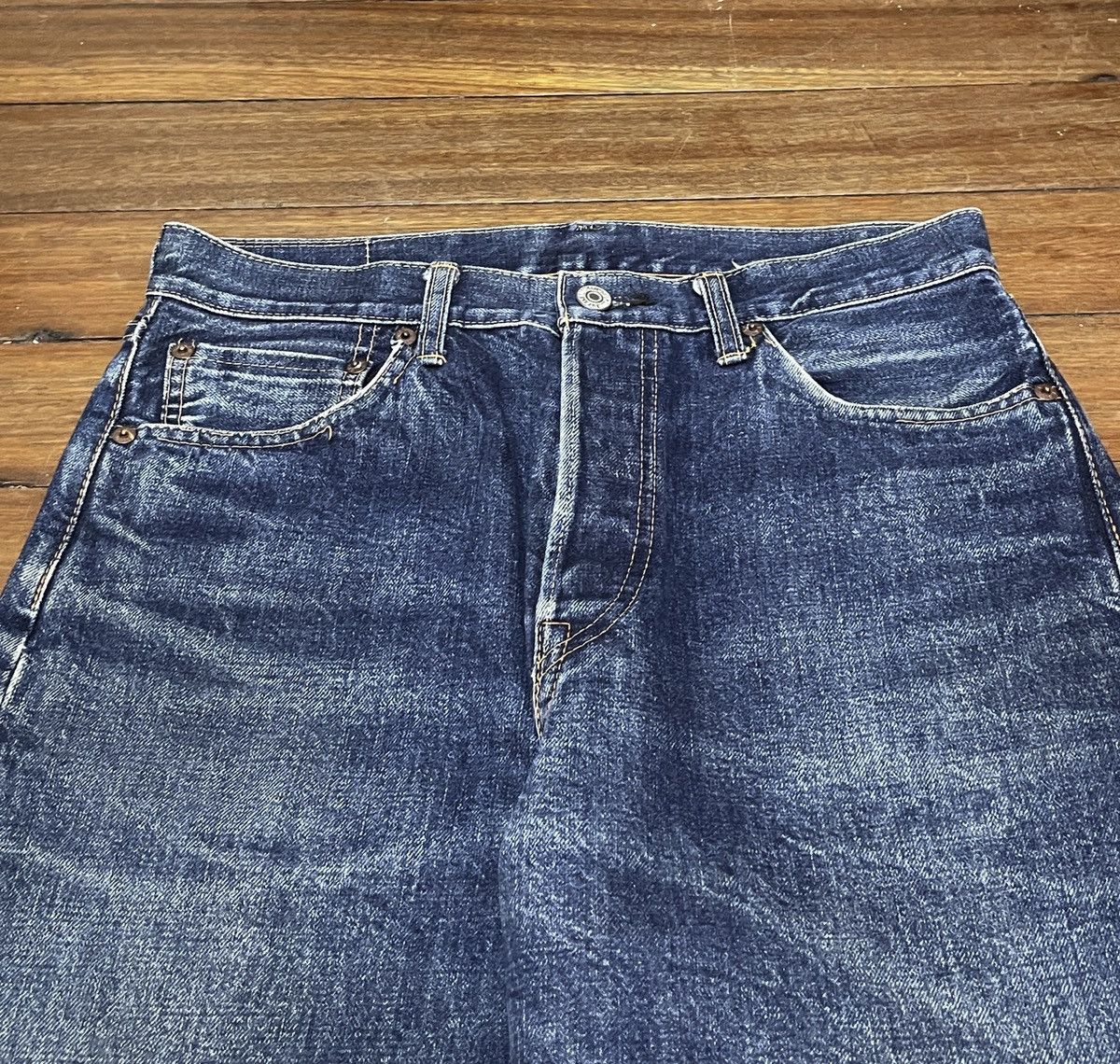 Japanese Brand Rare Vintage Sugar Cane Toyo Enterprise Selvedge Jeans 1990s Size US 29 - 3 Thumbnail