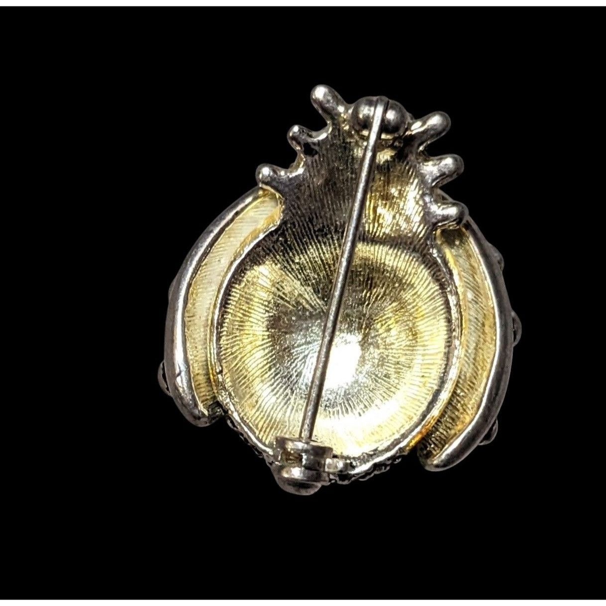 Other Silver Tone Nature Inspired Lady Bug Brooch Size ONE SIZE - 4 Thumbnail