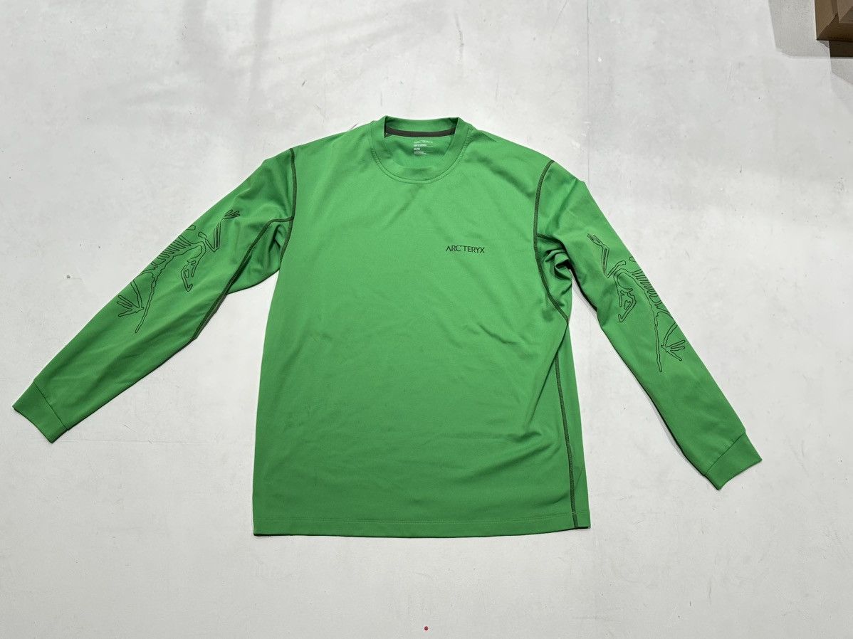 Arc'Teryx Arc'Teryx System A - Copal Bird Tee LS Chalk | Grailed