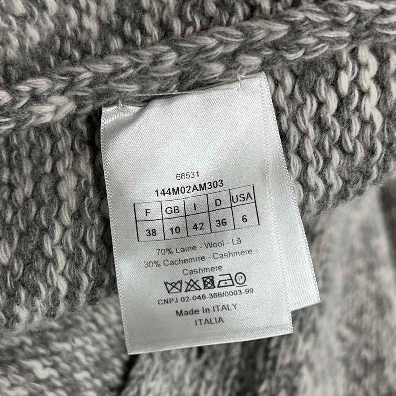 Dior Navy Collar Wool Cardigan by Dior-2505 Size M / US 6-8 / IT 42-44 - 5 Thumbnail