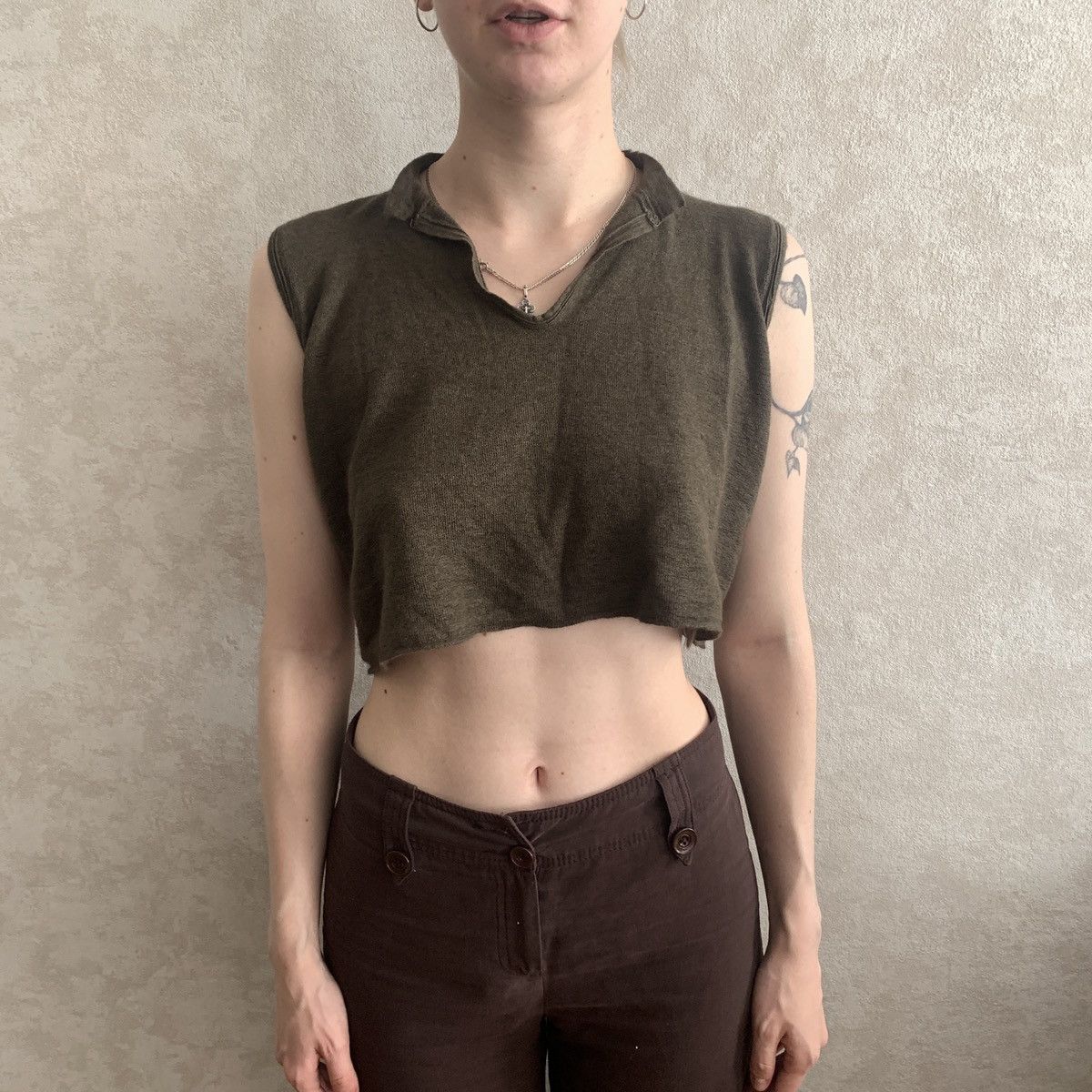 Jil Sander Jil Sander Cashmere Crop Top Size XS / US 0-2 / IT 36-38 - 10 Thumbnail