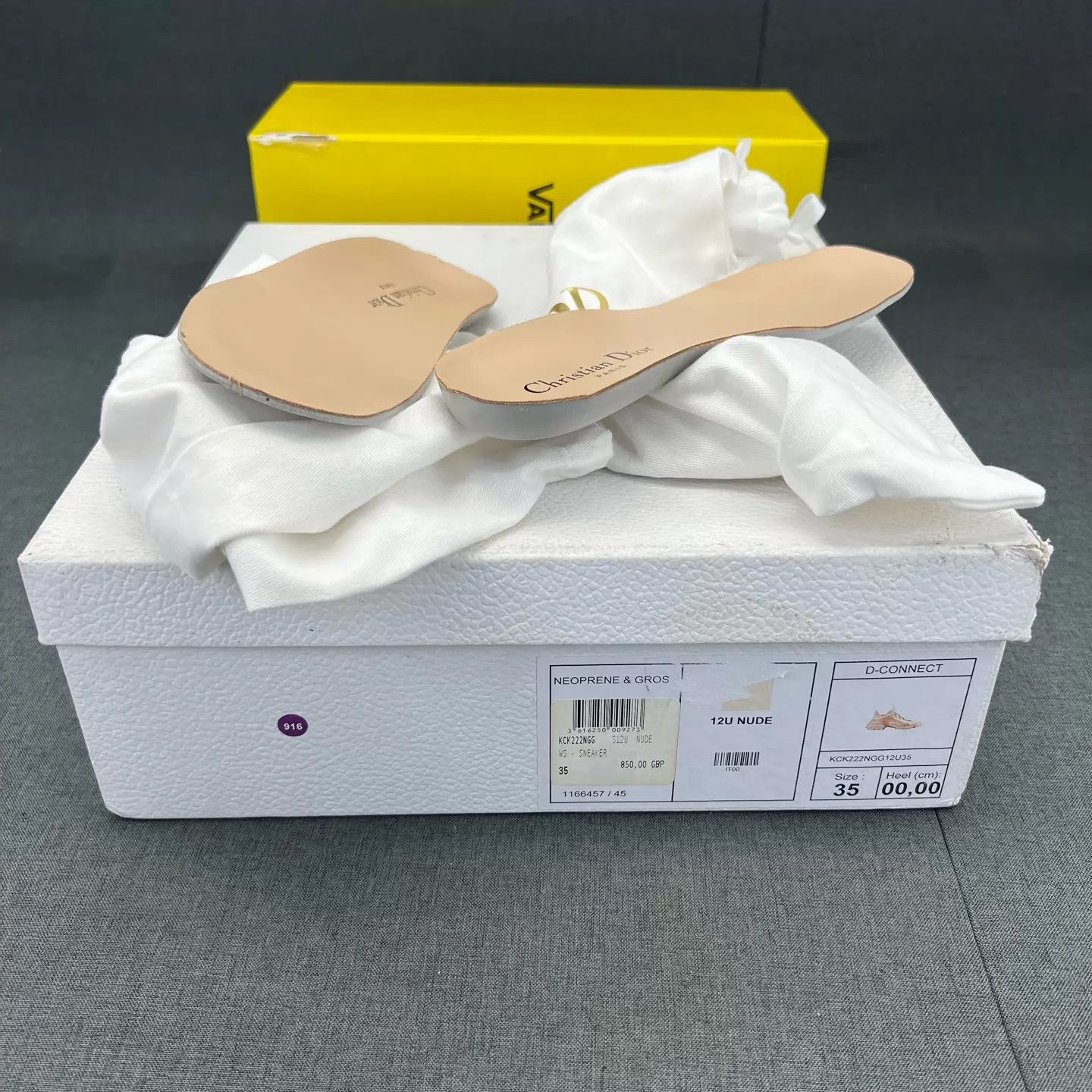 Dior Dior D-Connect Nude 35 Like New (Box & Accs) Size US 4.5 / IT 34.5 - 9 Thumbnail