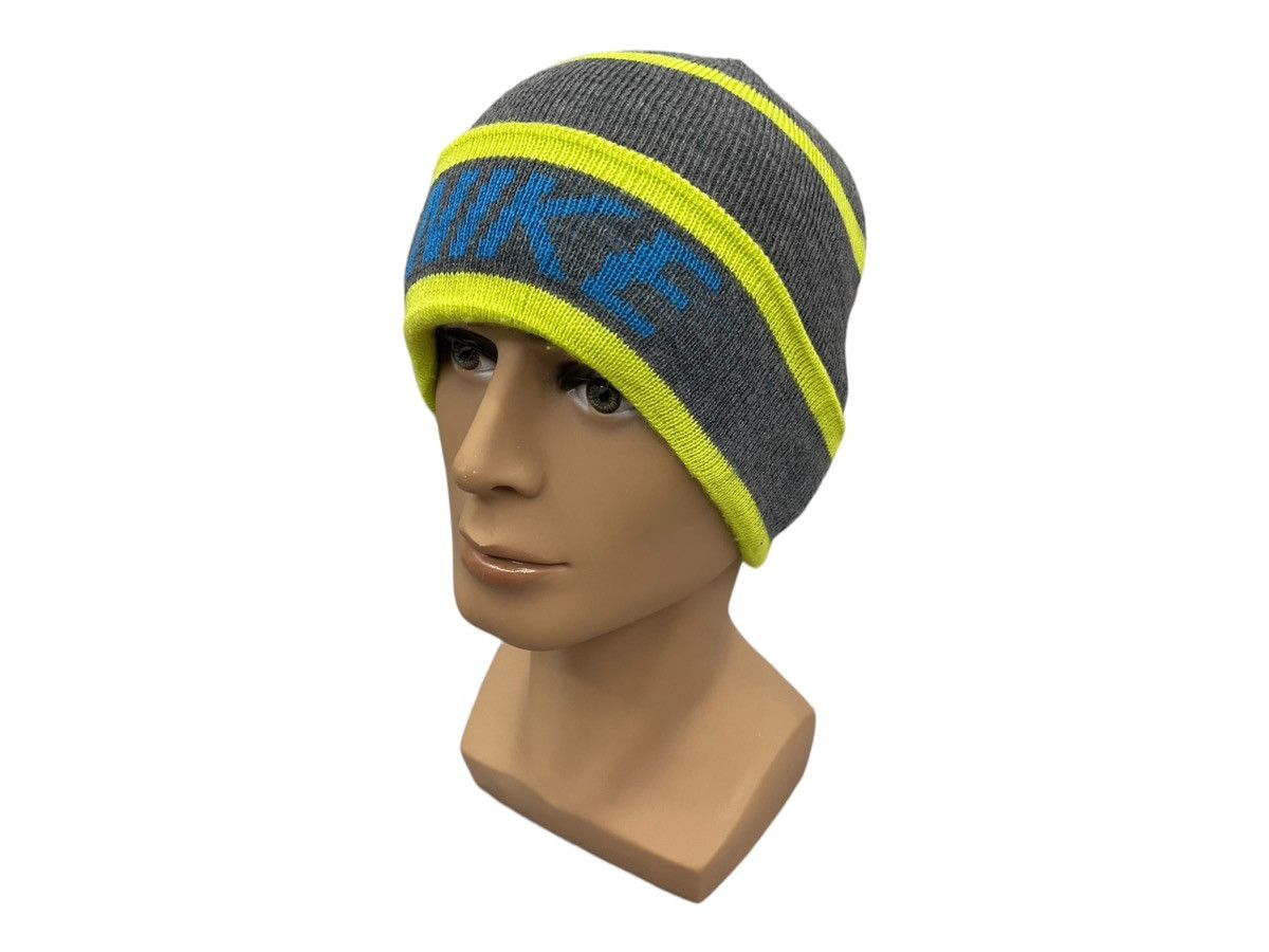 Nike Nike Spellout Stripes Beanie Hats Size ONE SIZE - 3 Thumbnail