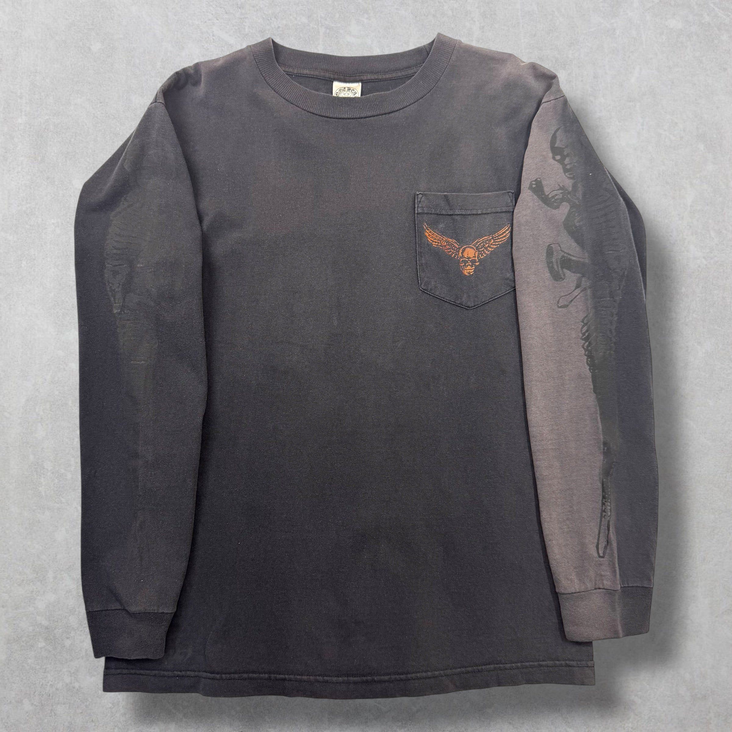 Chrome Hearts Vintage Chrome Hearts Joe Foti Jarvis L/S Tee M Size US M / EU 48-50 / 2 - 2 Thumbnail