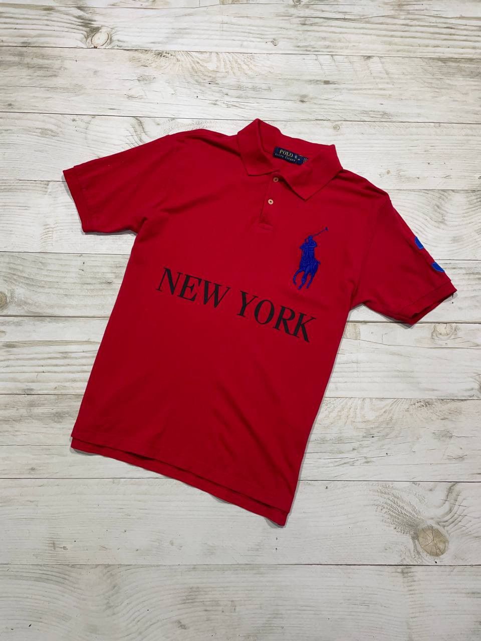 Polo Ralph Lauren ビッグポニー ニューヨーク ポロラルフローレン ポロシャツ ビックポニー ネイビー USA