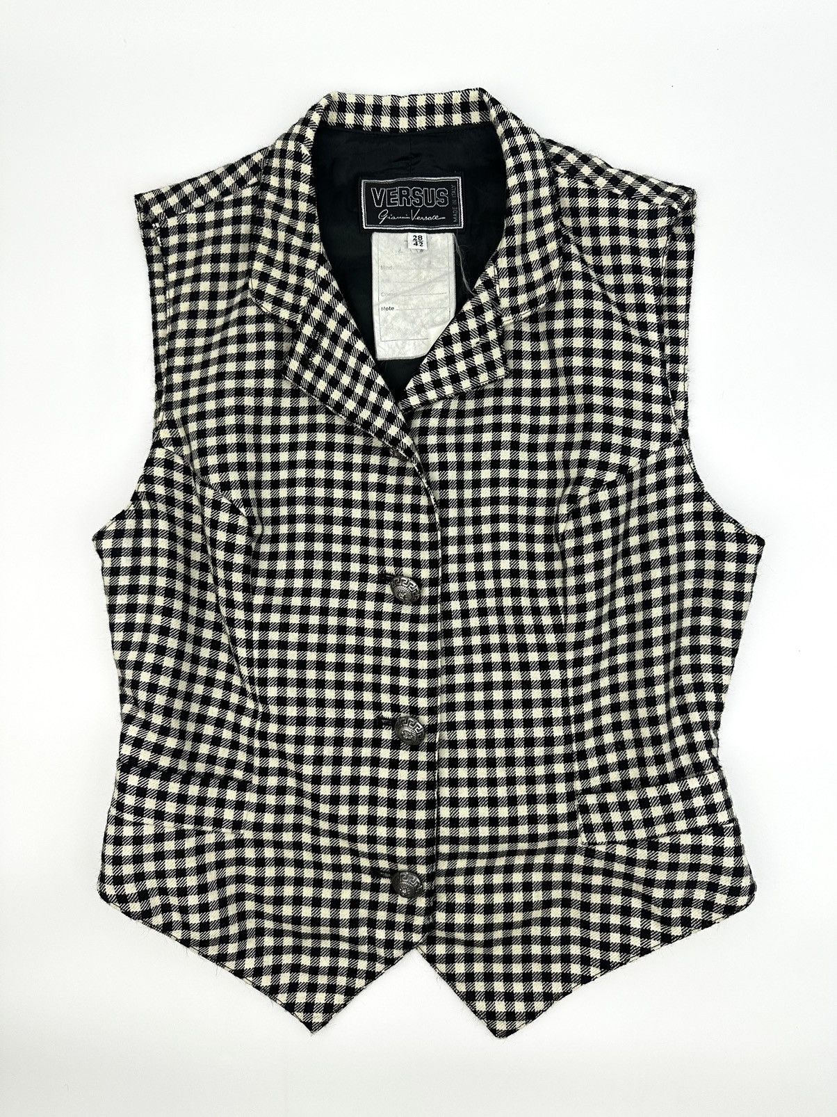 Versus Versace VERSUS Gianni Versace Vintage Vest Size XXS / US 00 / IT 34 - 1 Thumbnail