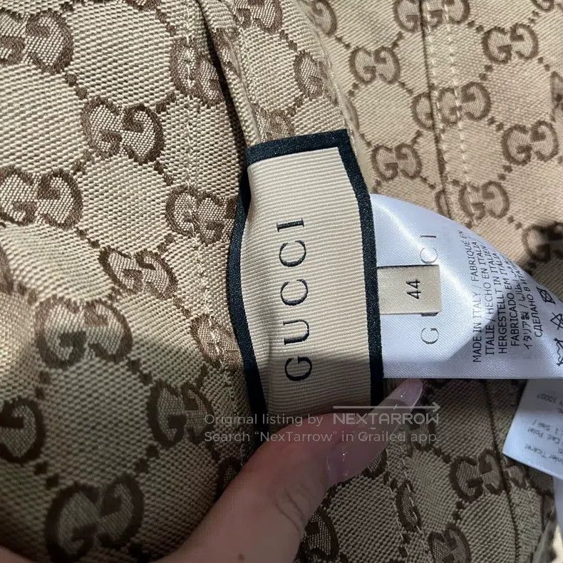 Gucci Gucci Denim blue Logo labelling washed to make old single- Size M / US 6-8 / IT 42-44 - 4 Thumbnail