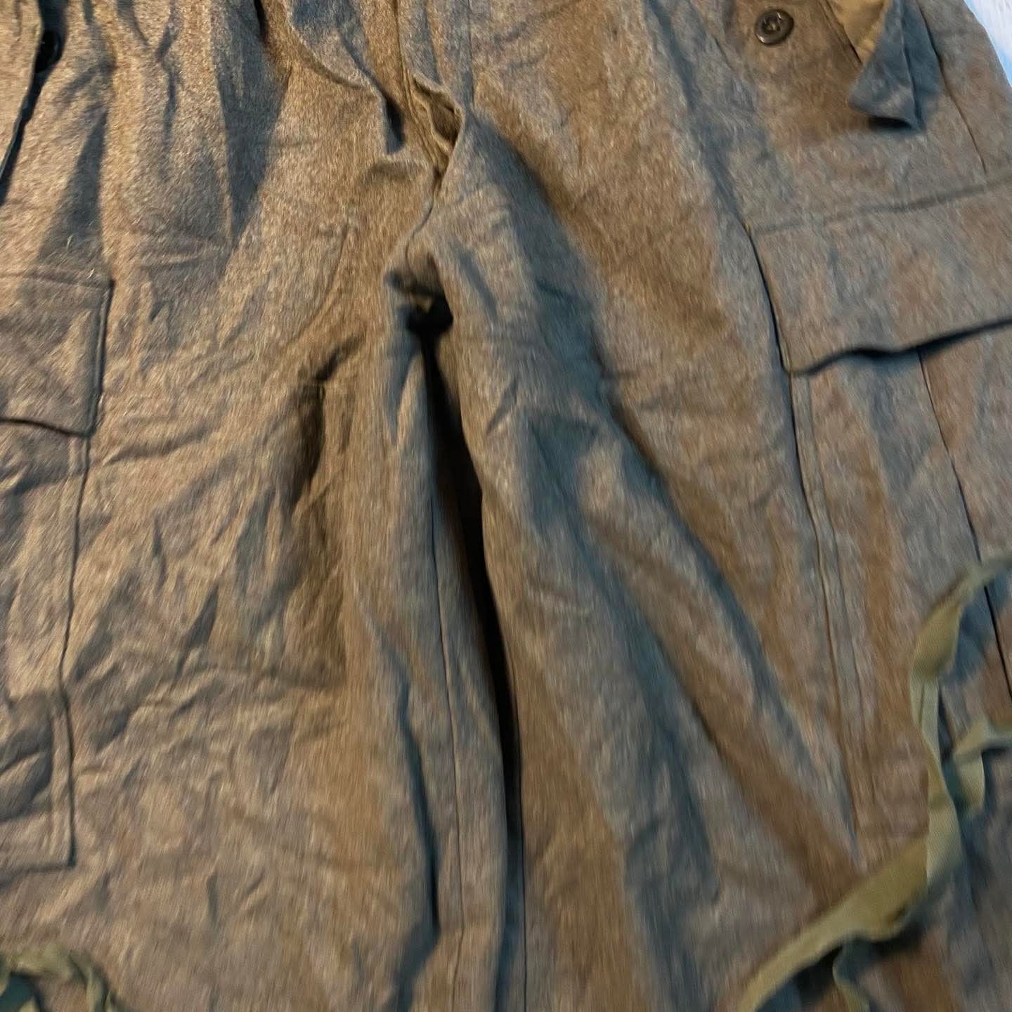 Vintage 50s Military Trousers Wools Clever & MEIER OG Army ww2 Size US 34 / EU 50 - 10 Thumbnail