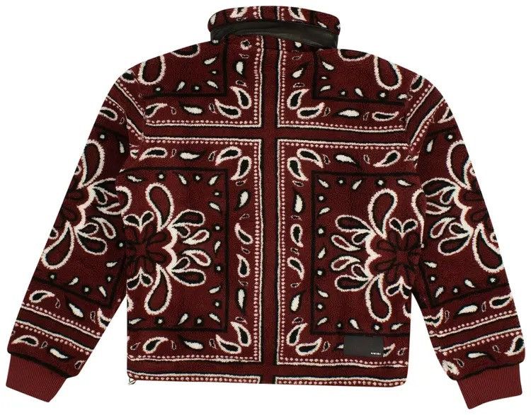 Amiri Amiri bandana fleece jacket Size US XL / EU 56 / 4 - 3 Thumbnail
