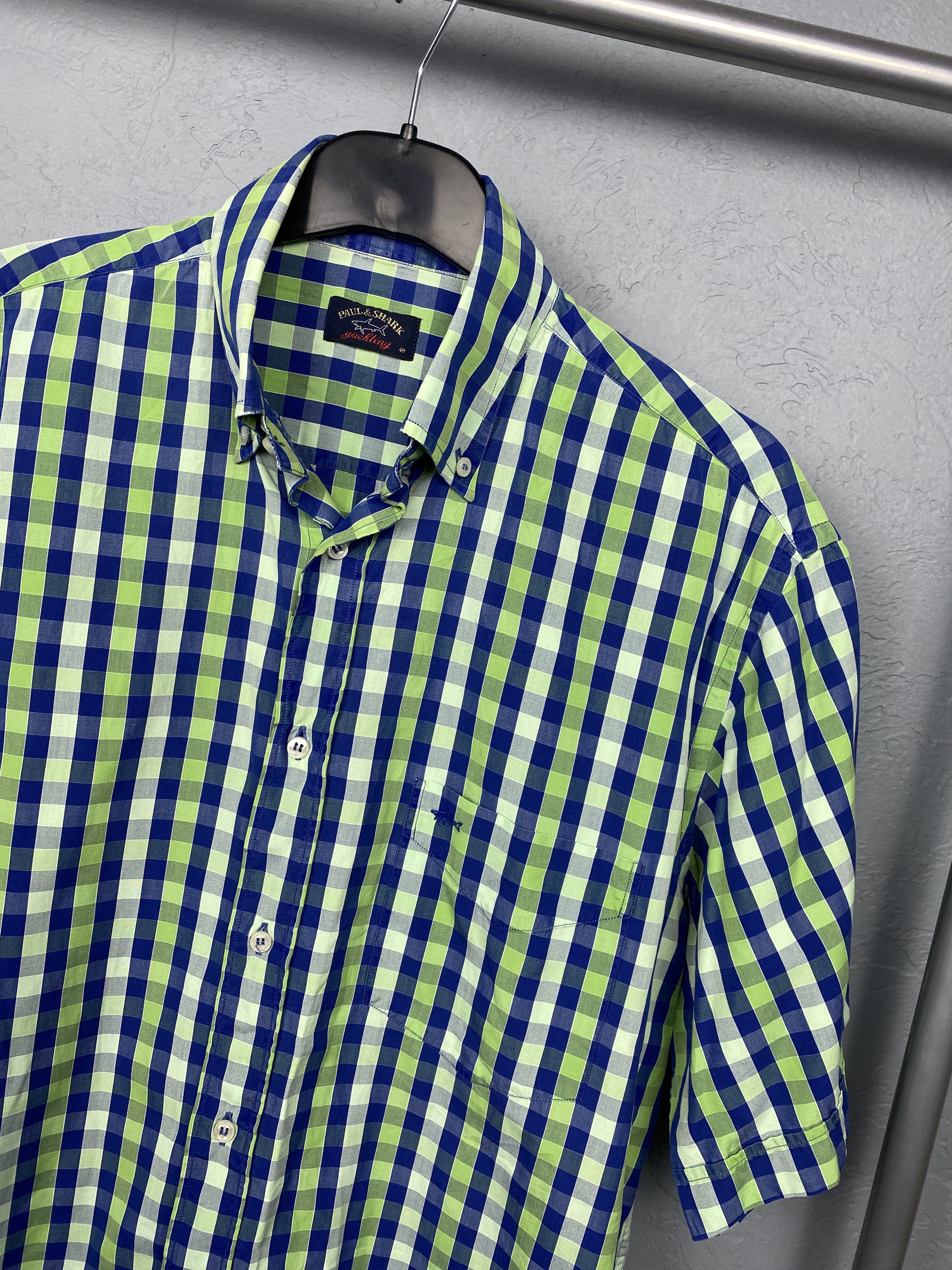 Paul & Shark Paul & Shark Vintage Mens Short Sleeve Shirt Size US L / EU 52-54 / 3 - 2 Thumbnail