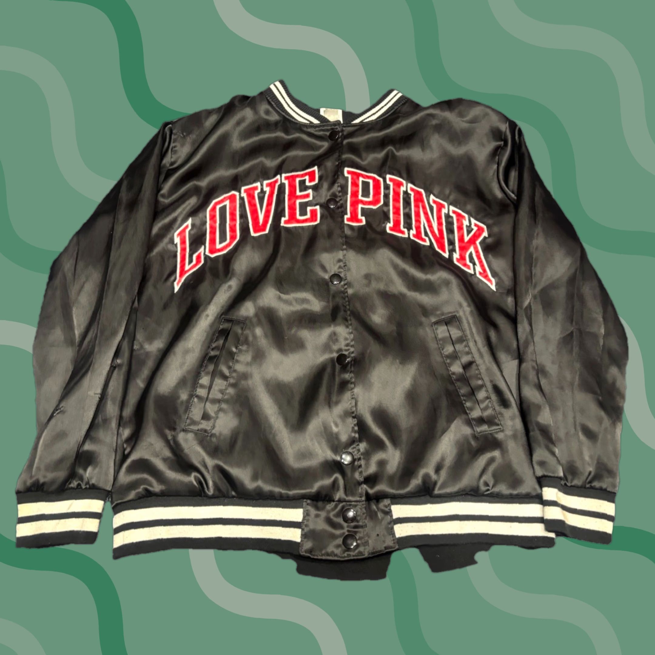 Pinko PINK Women S Full Zip Bomber Jacket Logo Multicolor Solid Short Sleeve Size S / US 4 / IT 40 - 1 Thumbnail