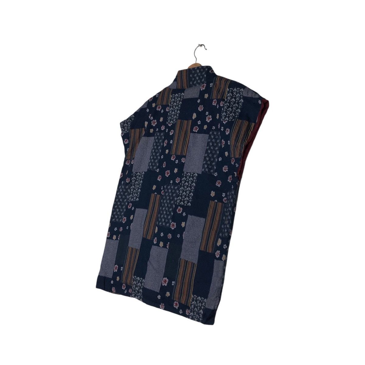 Japanese Brand × Vintage 📌Vintage Renge Vest Traditional Japan Design Native Aztec Size US L / EU 52-54 / 3 - 11 Thumbnail