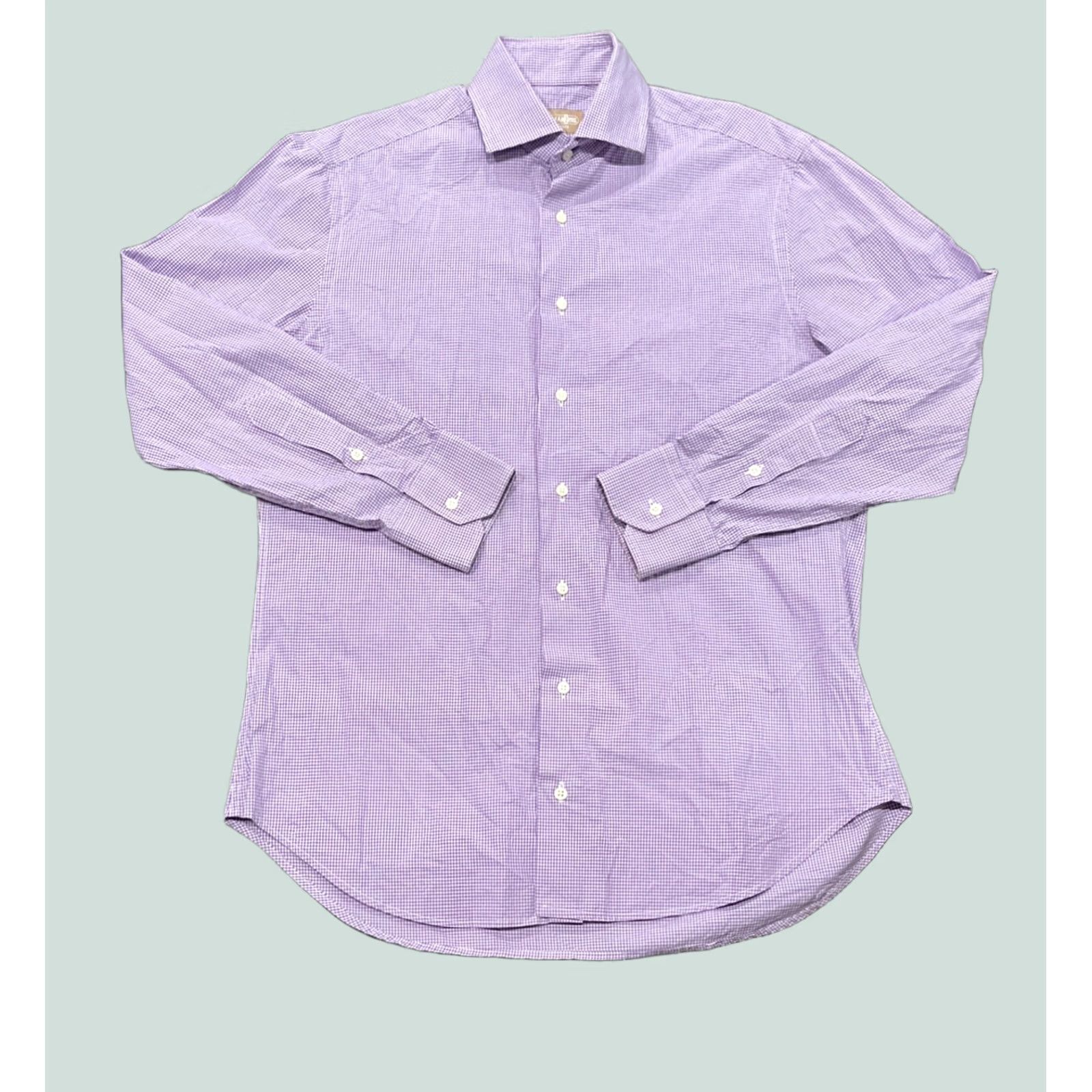 men's classic fit dress shirts Haggar Big Wrinkle Free Shirt in Light Blue dress clothes Size:42R V Neck Bandage Dress rubies