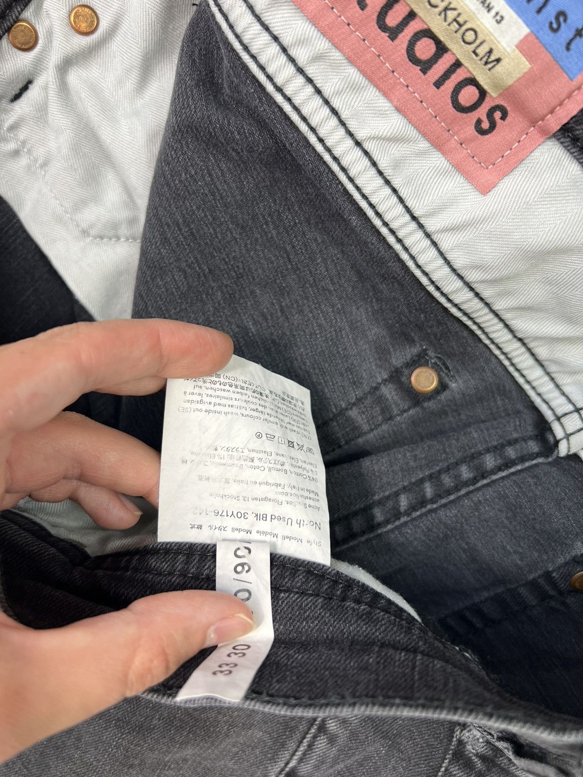 Acne Studios Pants Acne Studios Blå Konst Stockholm Jeans Size US 34 / EU 50 - 5 Thumbnail