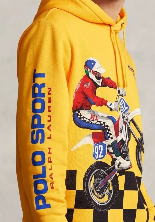 Polo Ralph Lauren Polo Ralph Lauren Sport Motocross Print Hoodie Sweatshirt XL Size US XL / EU 56 / 4 - 4 Thumbnail