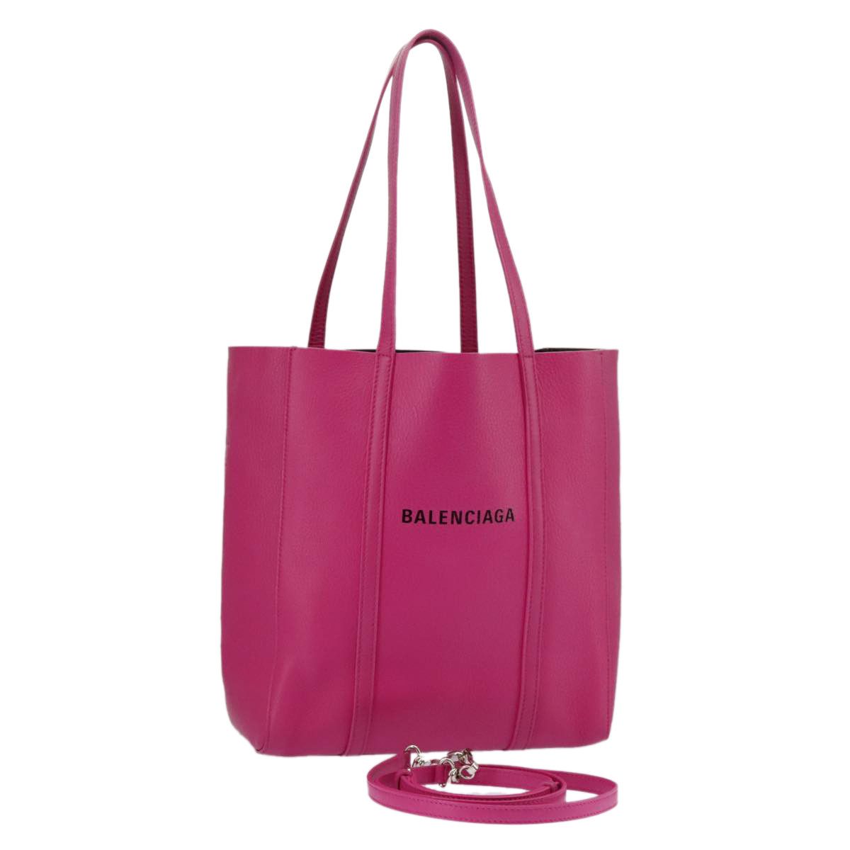 Balenciaga Everyday Pink Leather Handbag (Pre-Owned) Size ONE SIZE - 1 Thumbnail