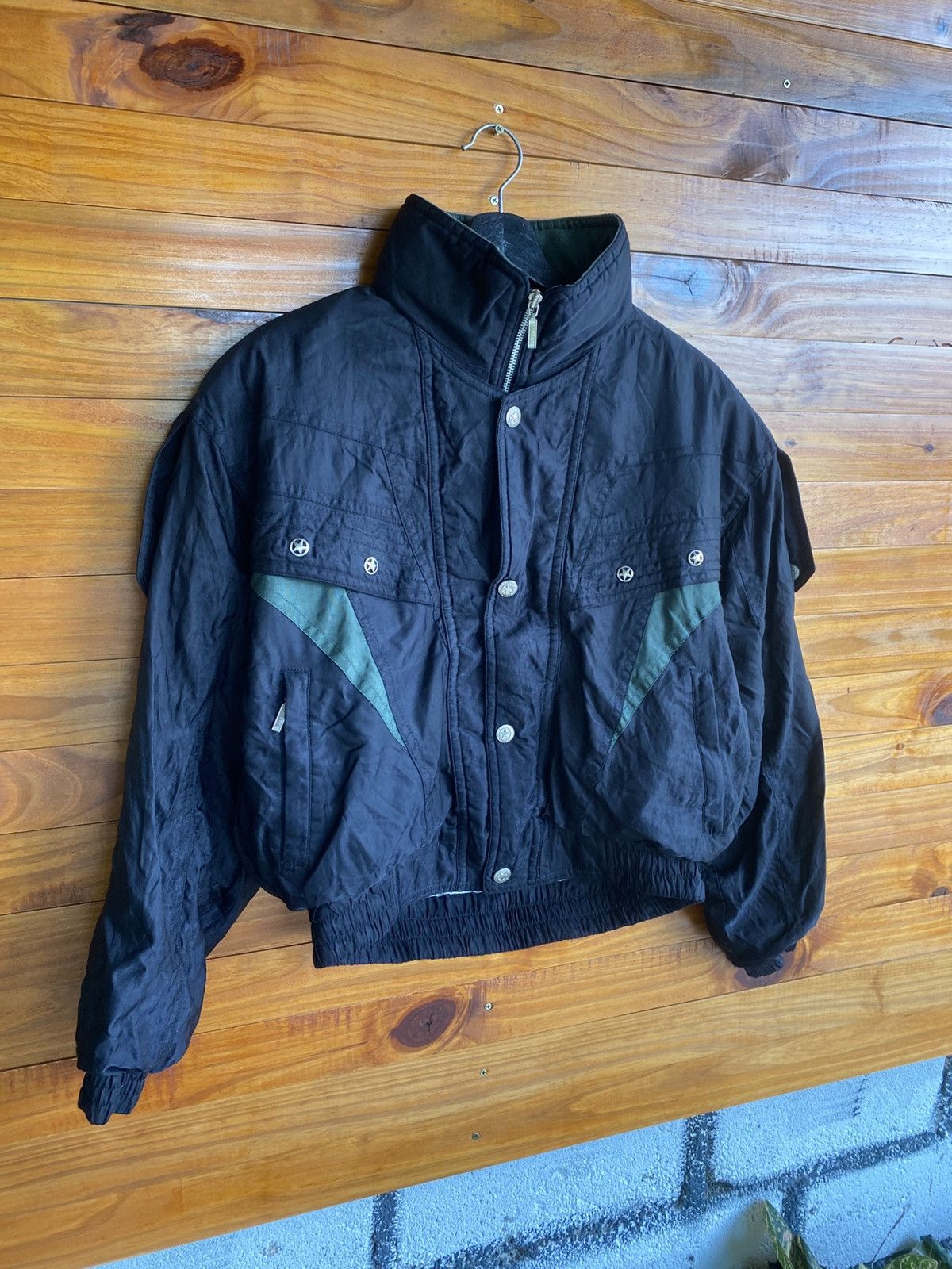 Yamaha Vintage 90s YAMAHA For Sports Enthusiasts BlackBomber Jacket Size US M / EU 48-50 / 2 - 5 Thumbnail