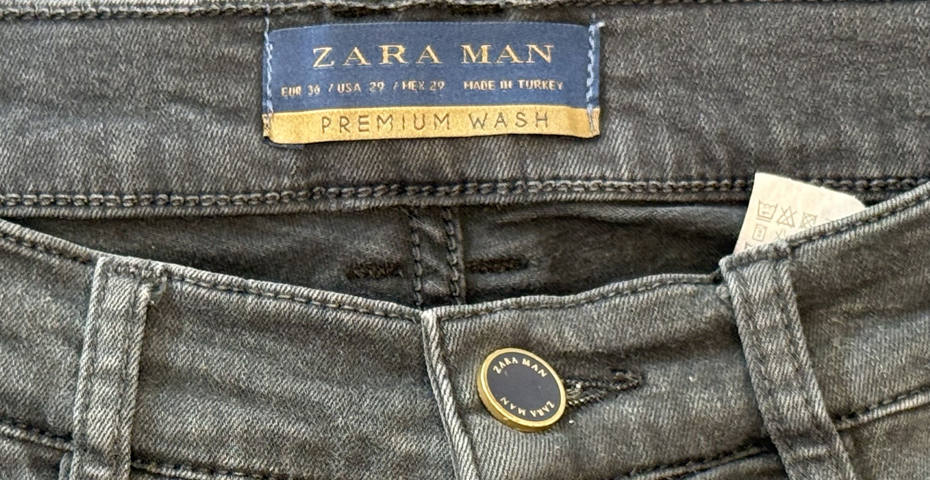 Zara Zara Black Skinny Jeans with Premium Wash Size US 29 - 5 Thumbnail
