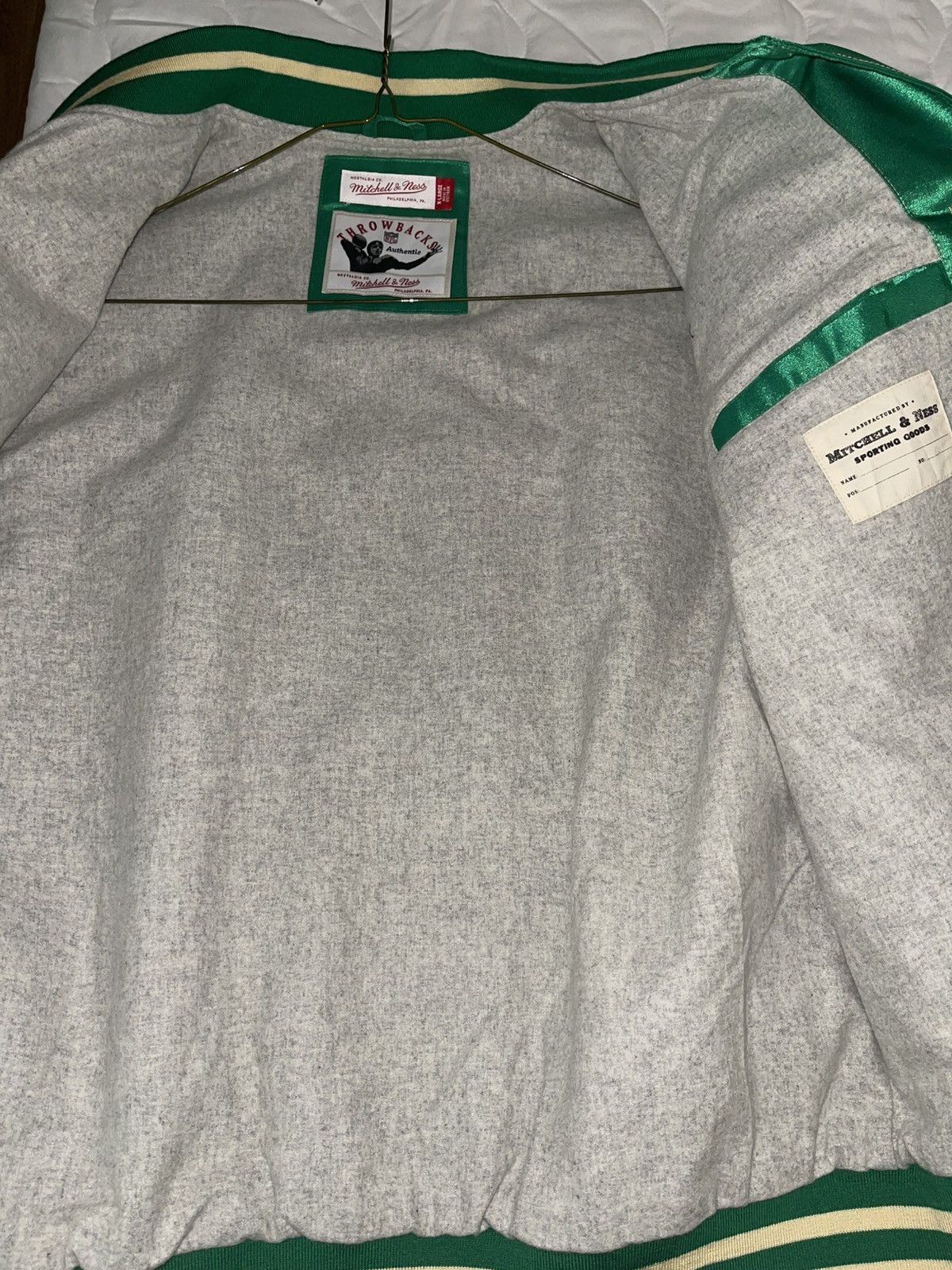 Mitchell & Ness Mitchell & Ness Philadelphia Eagles 1938 Throwback Jacket Size US XL / EU 56 / 4 - 3 Thumbnail