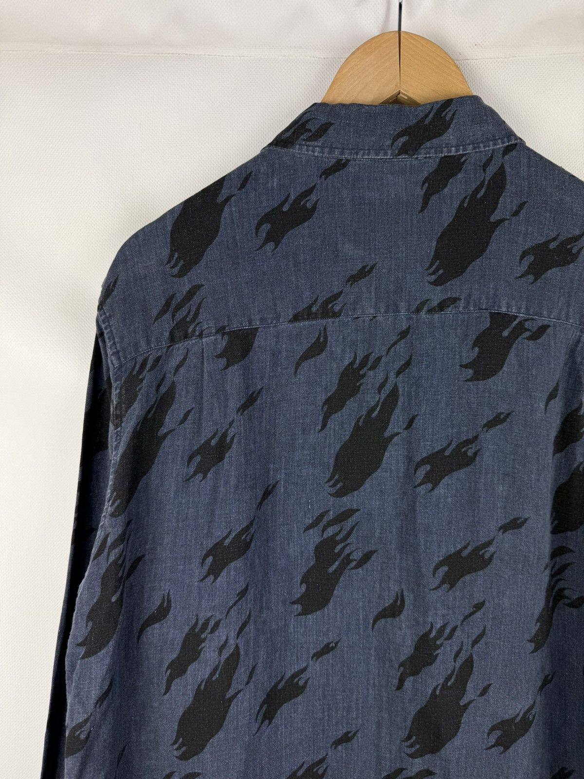 Our Legacy Our Legacy Men’s Full Zip Patterned Linen Overshirt Jacket Size US L / EU 52-54 / 3 - 13 Thumbnail