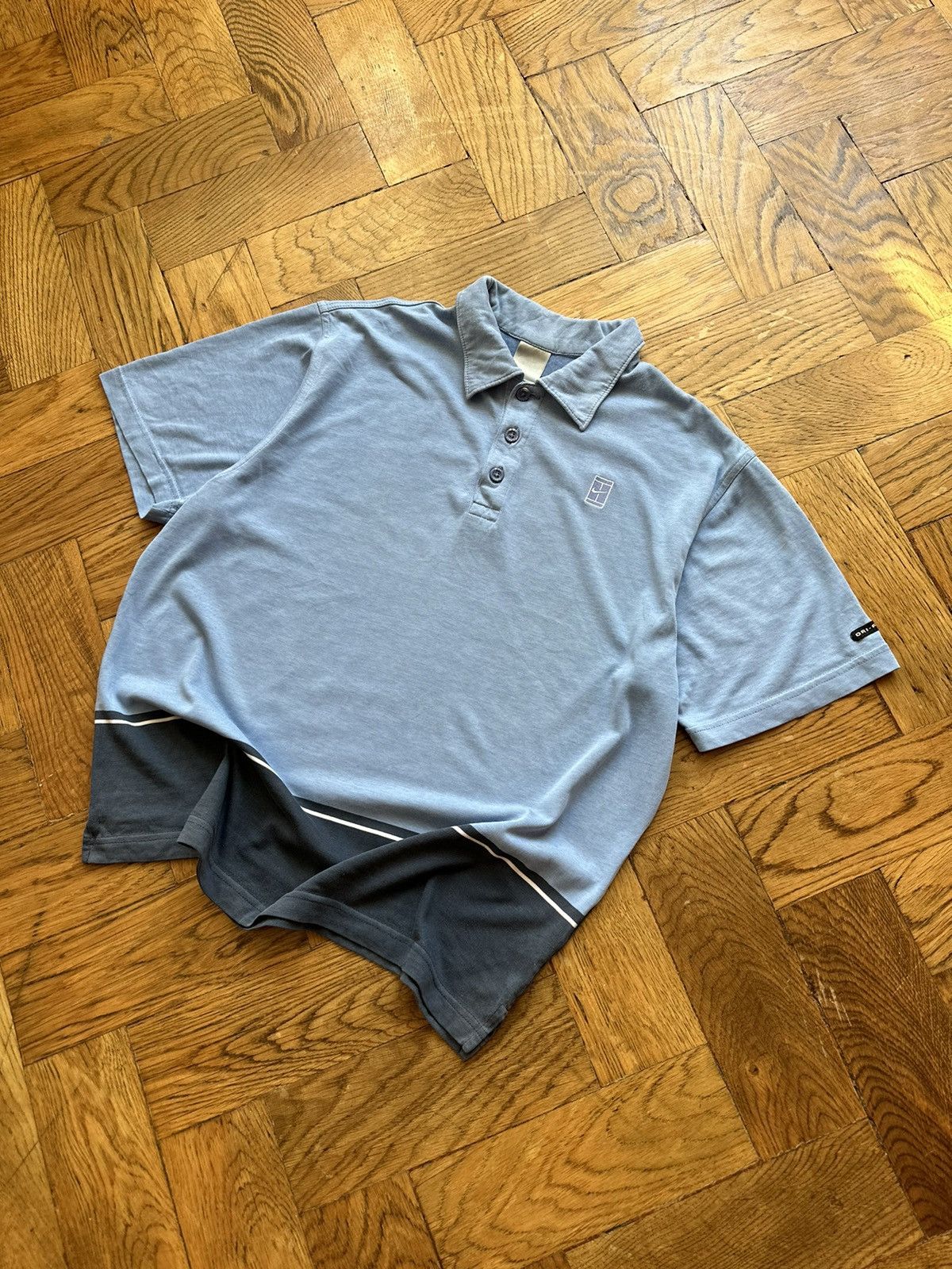 Nike × Vintage Vintage Nike Court logo polo t shirt Size US S / EU 44-46 / 1 - 1 Thumbnail