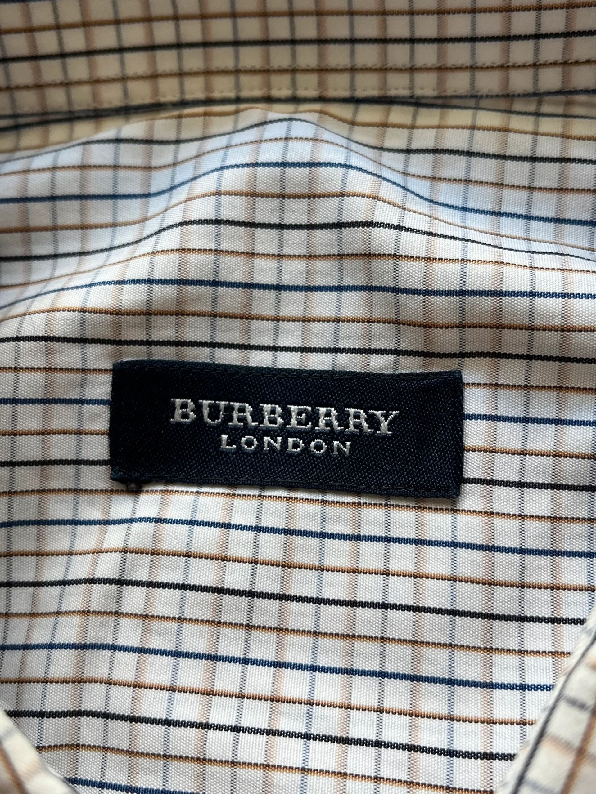 Burberry Burberry London Shirts Sz XL Plaid Cotton Size US XL / EU 56 / 4 - 6 Thumbnail