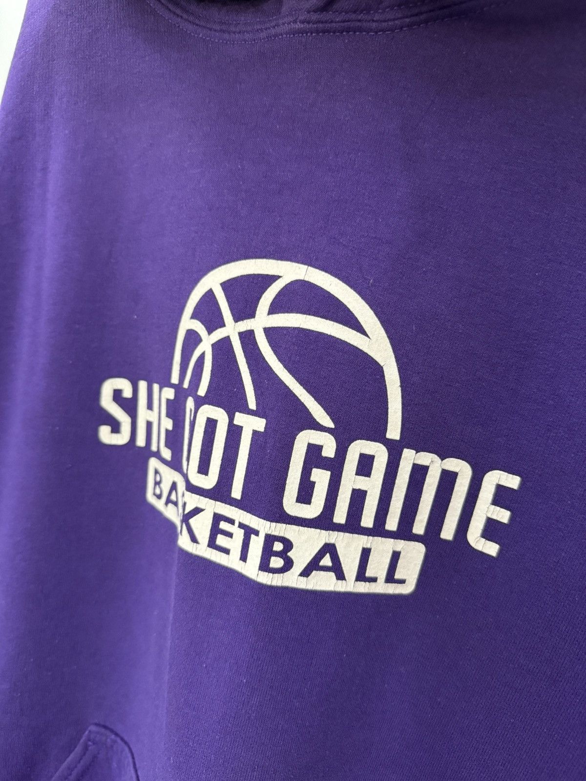 Gildan 🔥 Vtg Y2K Basketball She Got Game Big Logo Hoodie - L Size US L / EU 52-54 / 3 - 4 Thumbnail
