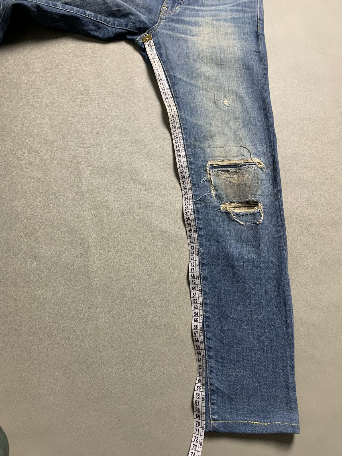 Hysteric Glamour × Japanese Brand × Vintage hysteric glamour ripped skiny jeans Size US 28 / EU 44 - 20 Thumbnail
