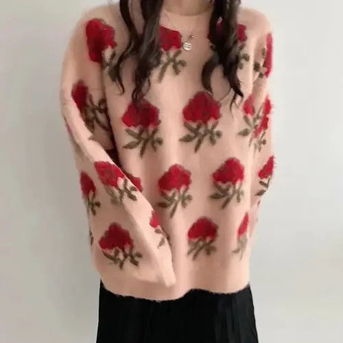 Japanese Brand × Vintage ZOKI Designed Women Jumper Elegant Korean Size ONE SIZE - 2 Thumbnail