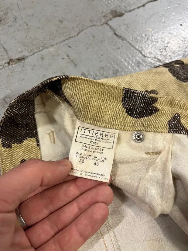 Just Cavalli AW2001 Cavalli Crow Camo Beige & Black Pants Size US 31 - 12 Thumbnail