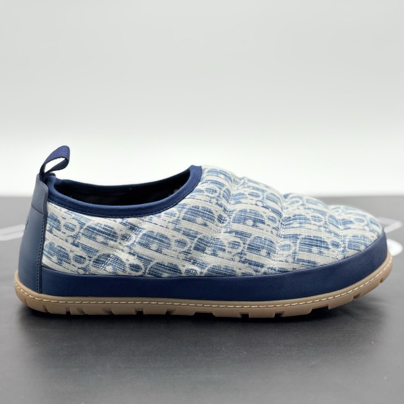 Dior Dior Snow Quilted Puffer Oblique Slipper ' Blue '| EXCELLENT Size US 9 / EU 42 - 2 Thumbnail