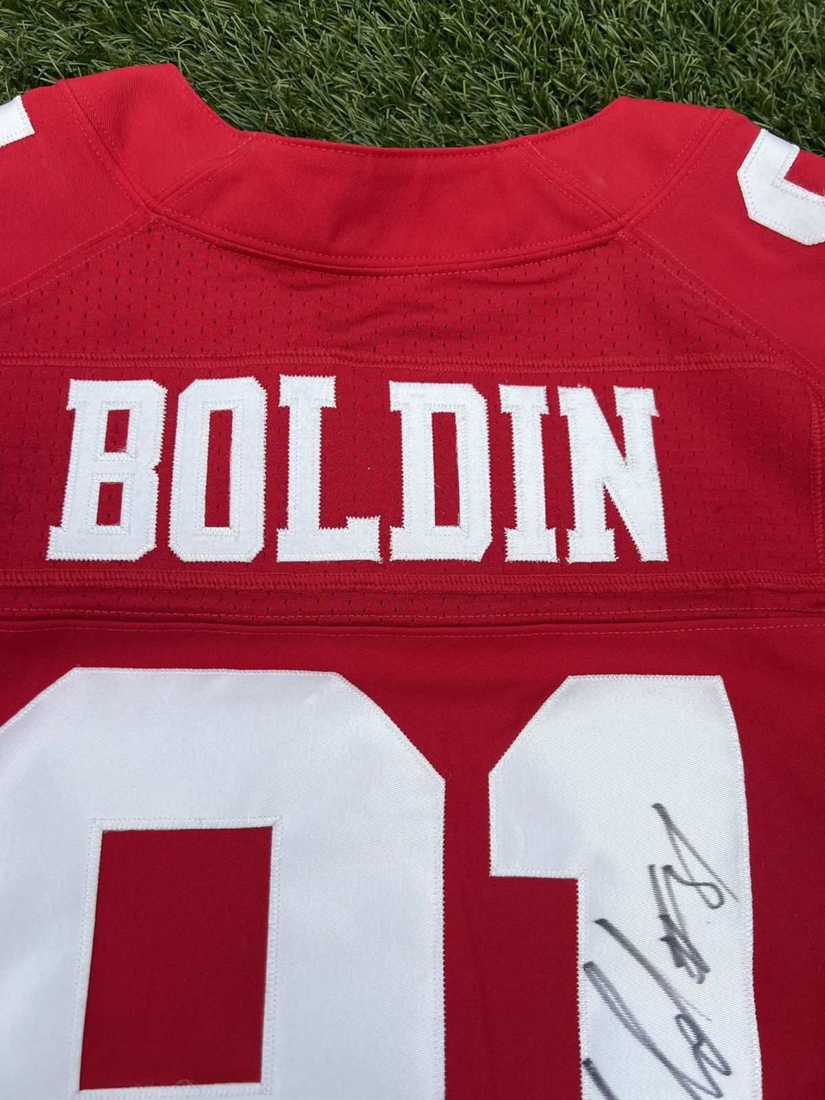 NFL Anquan Boldin San Francisco 49ers Signed Jersey Size US M / EU 48-50 / 2 - 11 Thumbnail