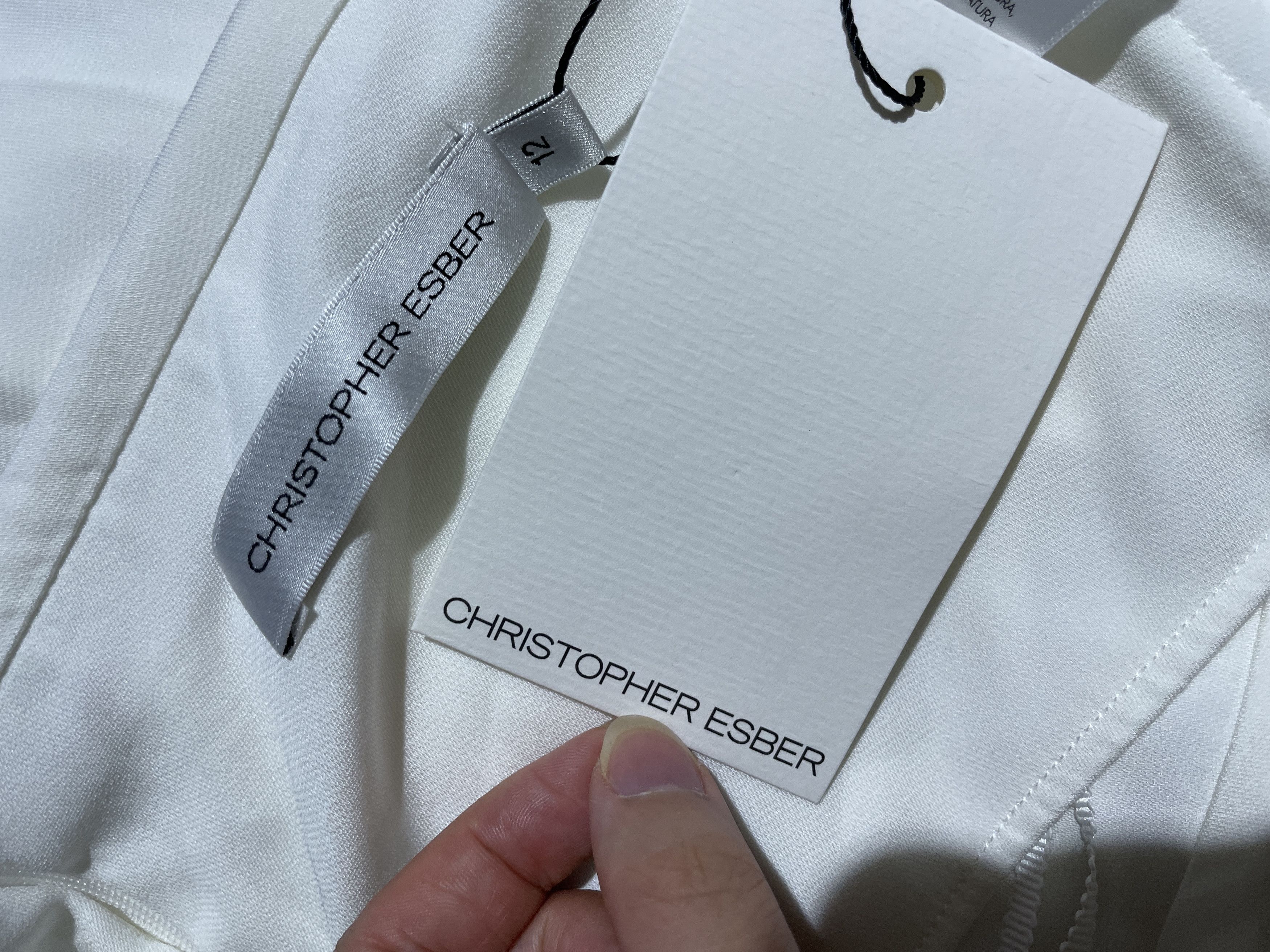 Christopher Esber Cowl Strapless Top. Size M / US 6-8 / IT 42-44 - 7 Thumbnail