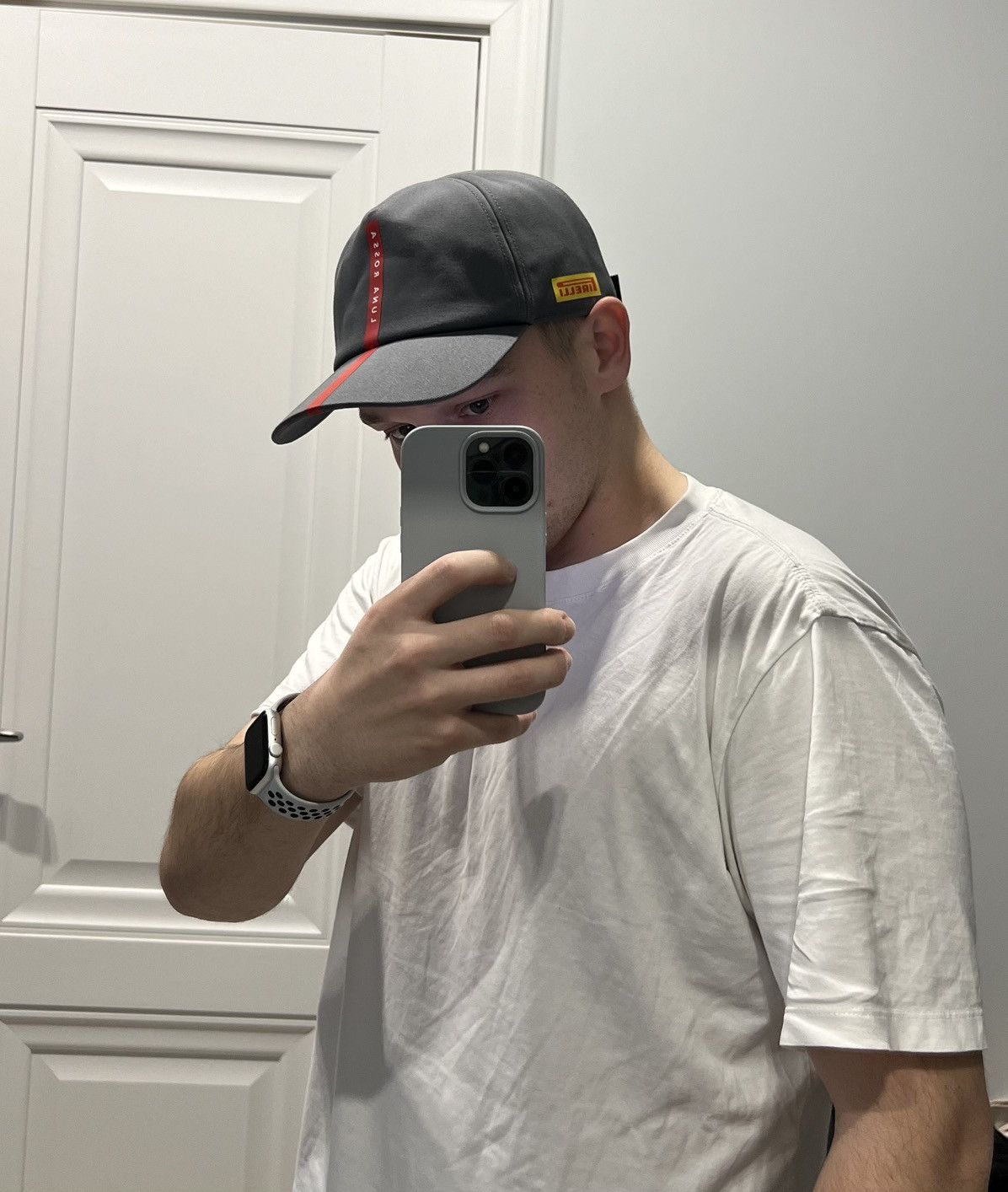 Prada Prada Luna Rossa Grey Pirelli Racing Cap Size ONE SIZE - 6 Thumbnail