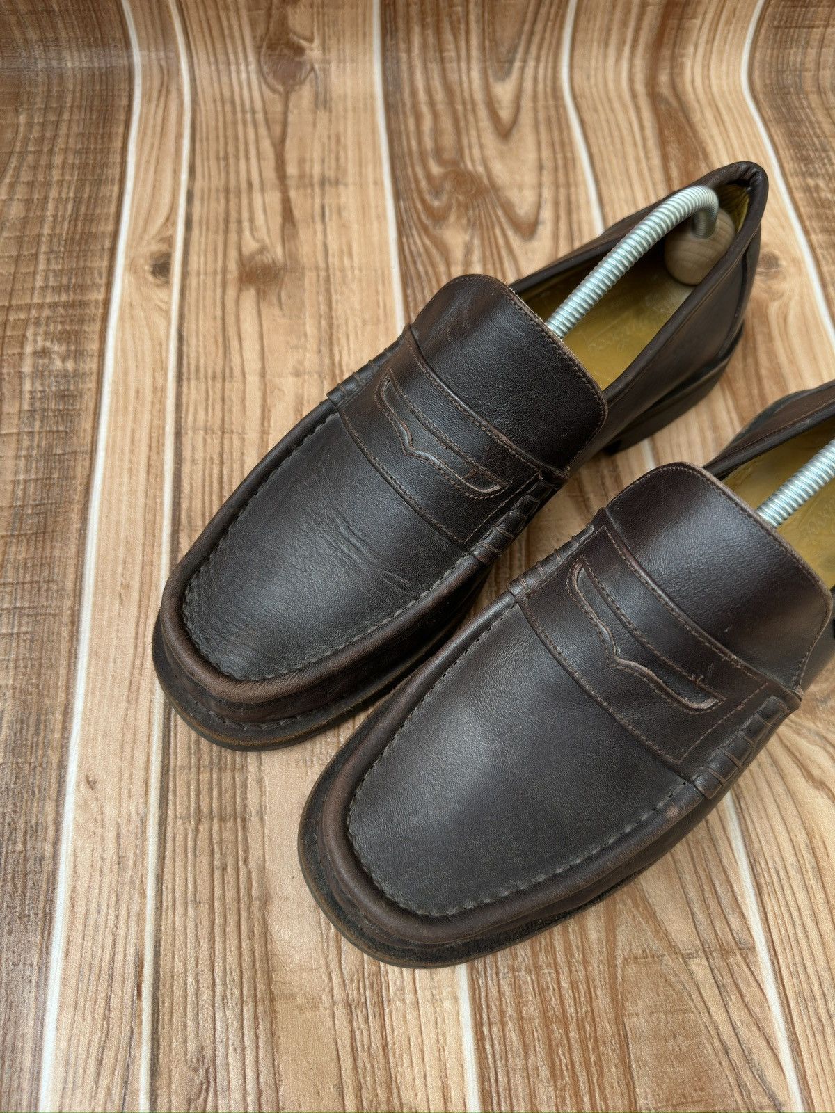 Paraboot Paraboot Brighton Air Marron Mocassin Loafers Size US 10 / EU 43 - 4 Thumbnail