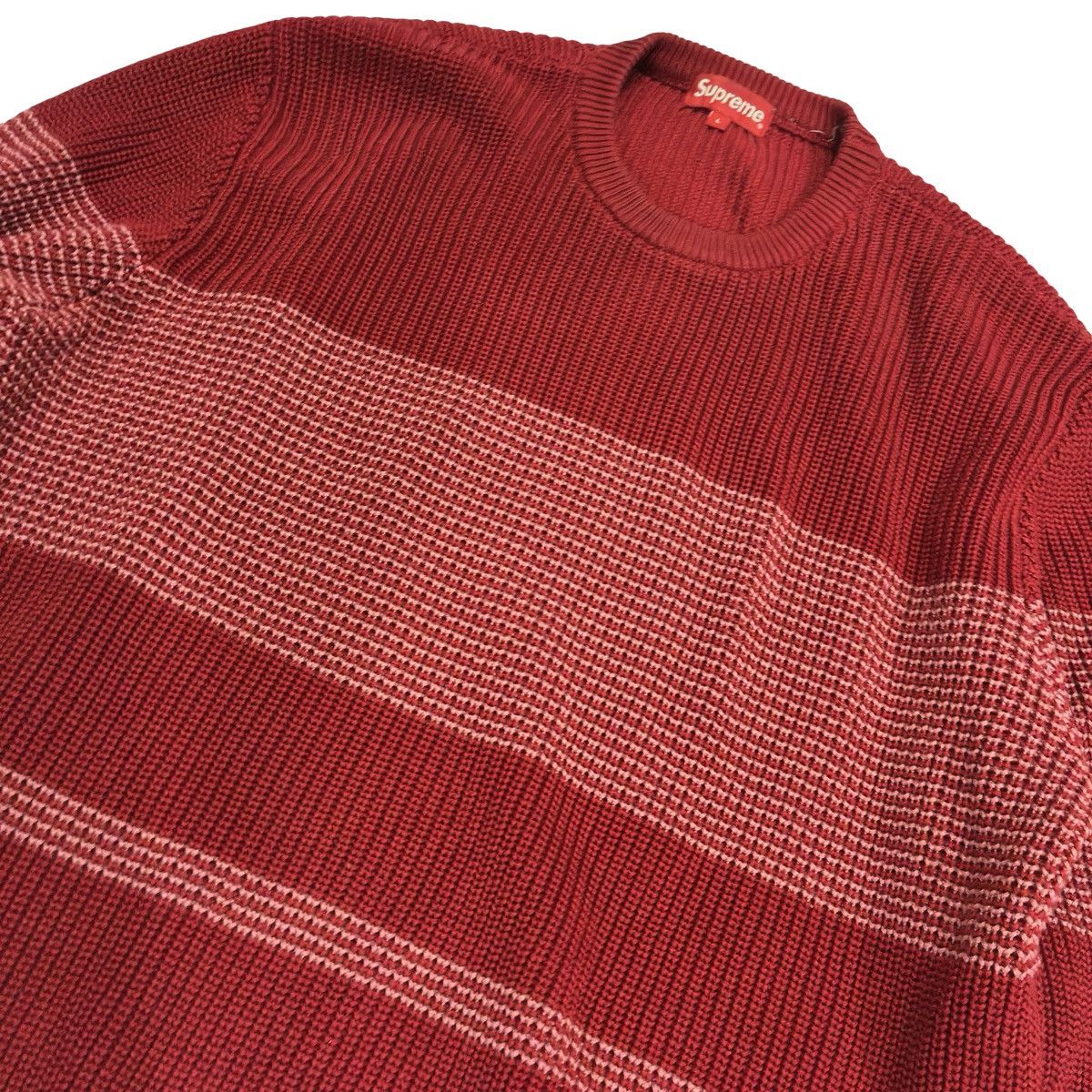 Supreme Supreme Tonal Stripe Sweater Size US L / EU 52-54 / 3 - 3 Thumbnail