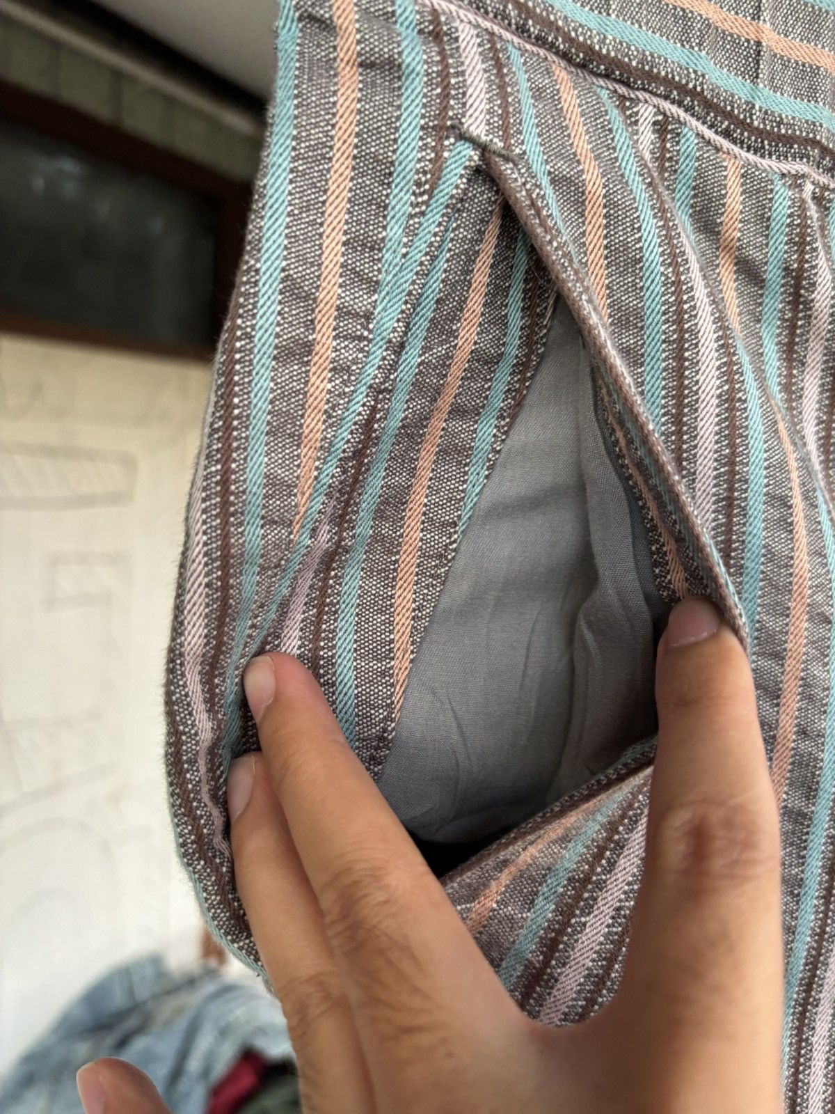 Homme Plisse Issey Miyake × Issey Miyake × Pleats Please Issey Miyake Issey Miyake Homme painted Multiple colors Size US 31 - 7 Thumbnail