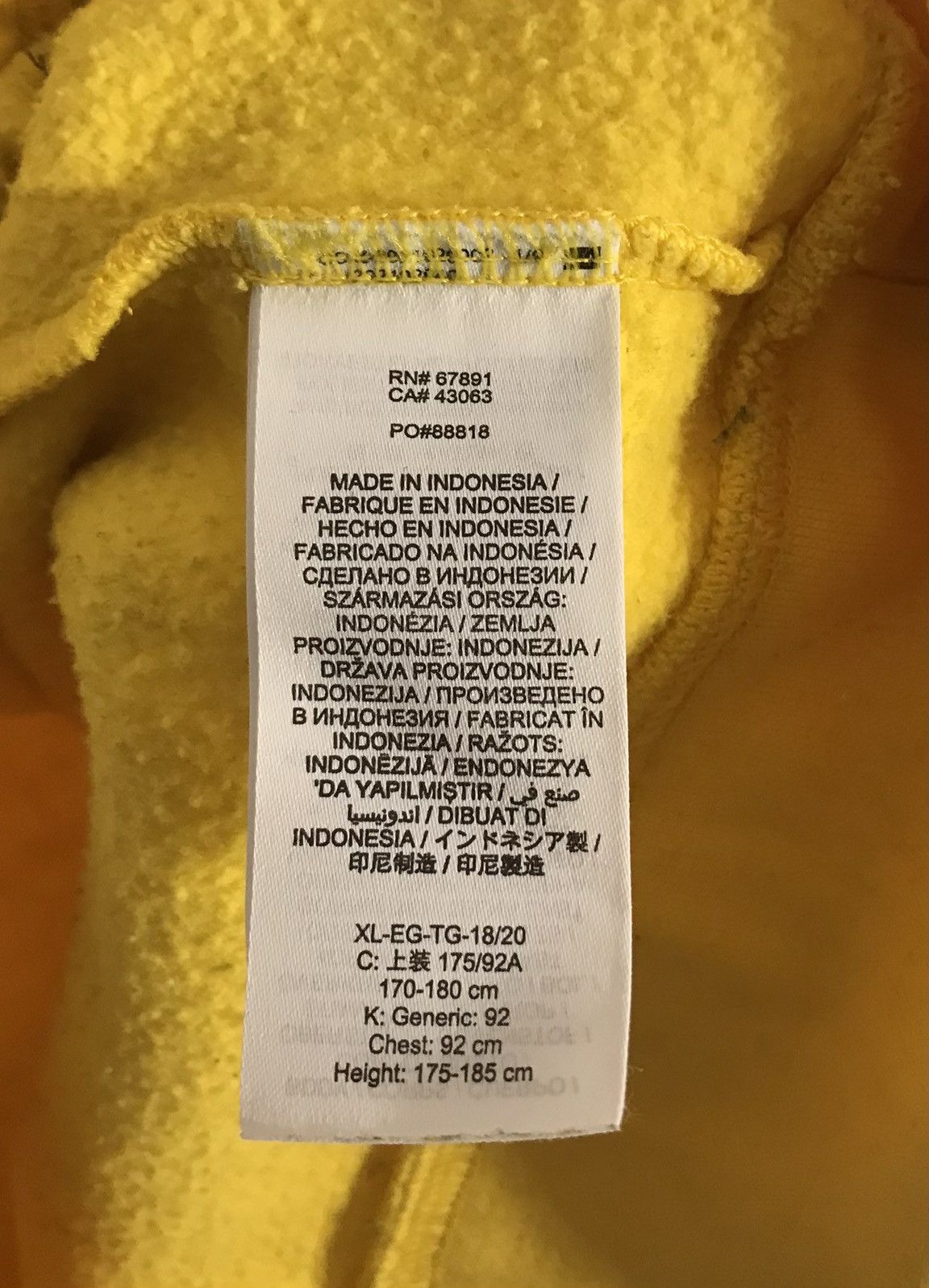 Jordan Brand Golden State Warriors Hoodie NBA Men's Yellow Size US S / EU 44-46 / 1 - 7 Thumbnail