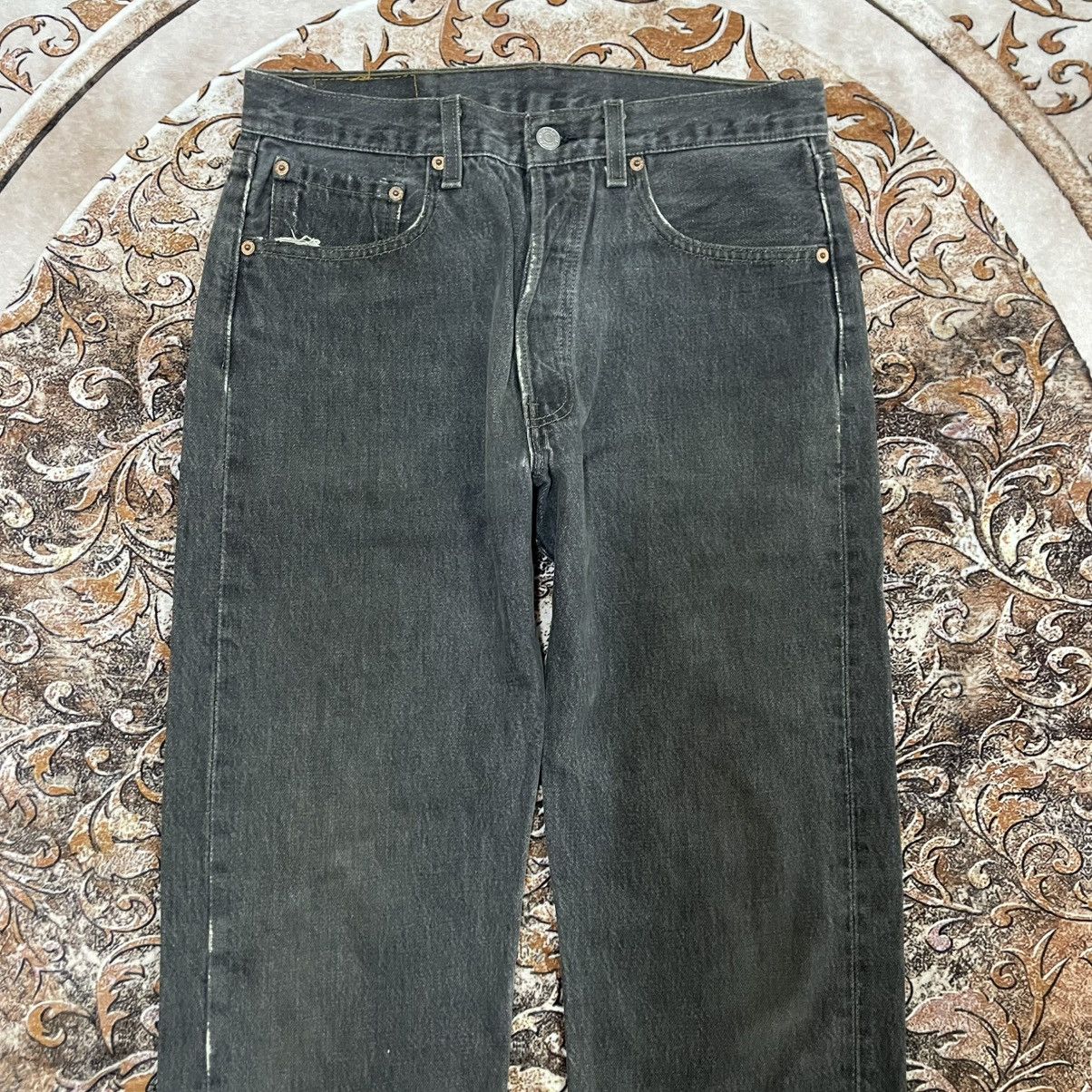 Levi's Vintage Clothing 🔥Vintage 1996 Levis 501 Washed Ripped Distress Denim Jeans Size US 31 - 2 Thumbnail