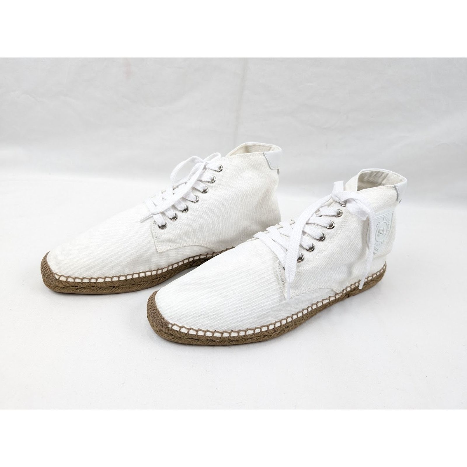 Saint Laurent Paris o1rshd1 Damon High-Top Sneakers in Off-White/Blanc Opti Size US 9 / EU 42 - 17 Thumbnail