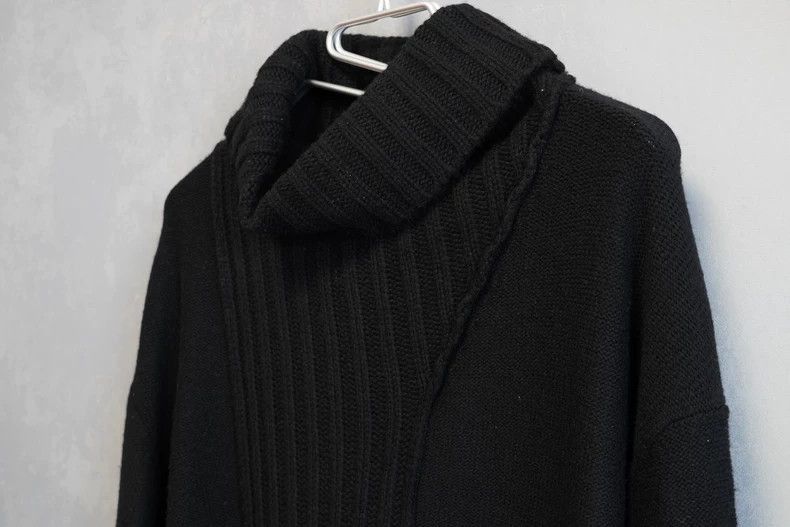 Yohji Yamamoto Yohji Yamamoto Yohji Yamamoto Black Knit Sweater-2506 Size US M / EU 48-50 / 2 - 4 Thumbnail